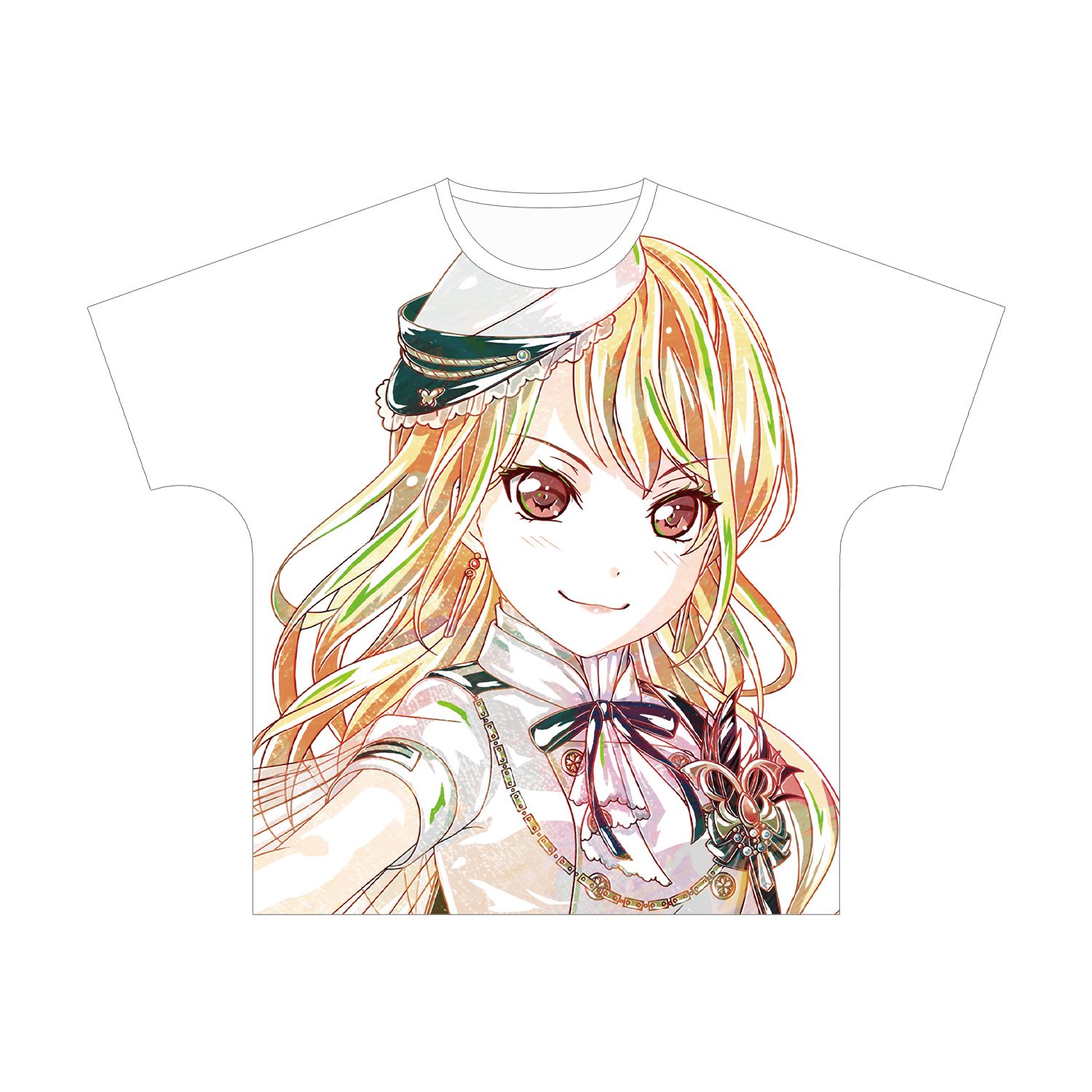 BanG Dream! ガールズバンドパーティ! 桐ヶ谷 透子 Ani-Art フルグラフィックTシャツ vol.3ユニセックス(サイズ/L) 画像 2 | AniSmile