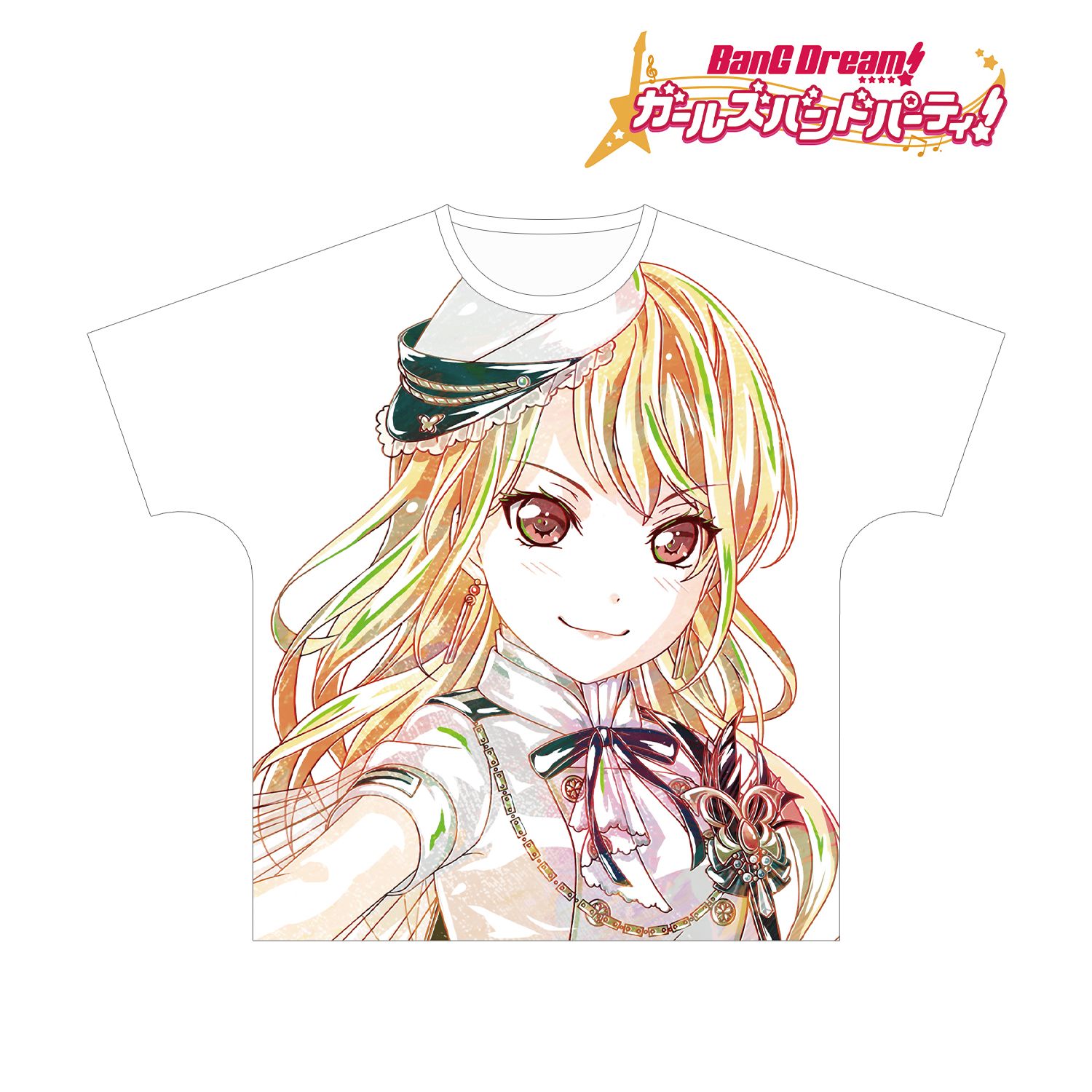 BanG Dream! ガールズバンドパーティ! 桐ヶ谷 透子 Ani-Art フルグラフィックTシャツ vol.3ユニセックス(サイズ/XL) 画像 3 | AniSmile