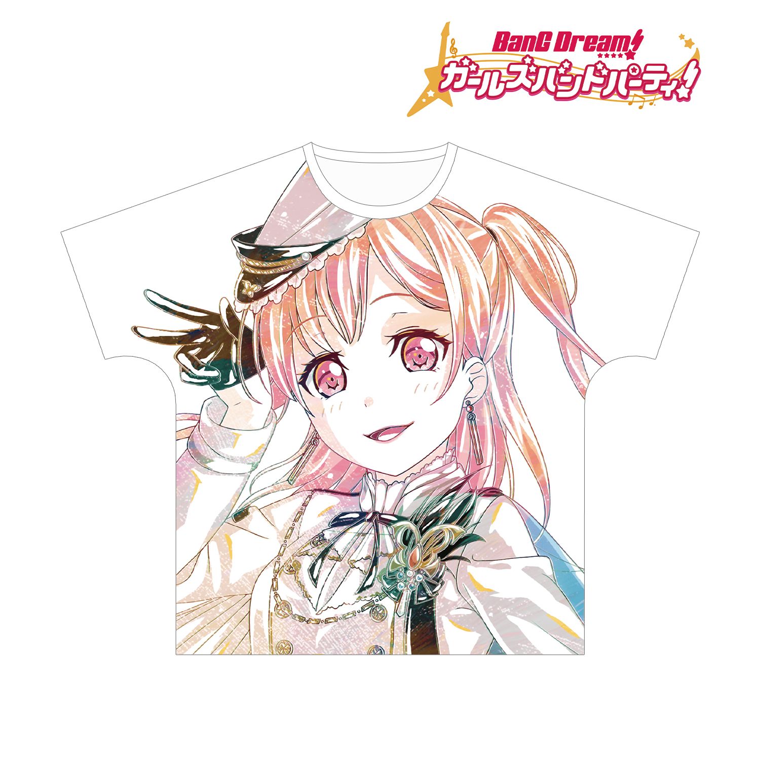 BanG Dream! ガールズバンドパーティ! 広町 七深 Ani-Art フルグラフィックTシャツ vol.3ユニセックス(サイズ/M) 画像 4 | AniSmile