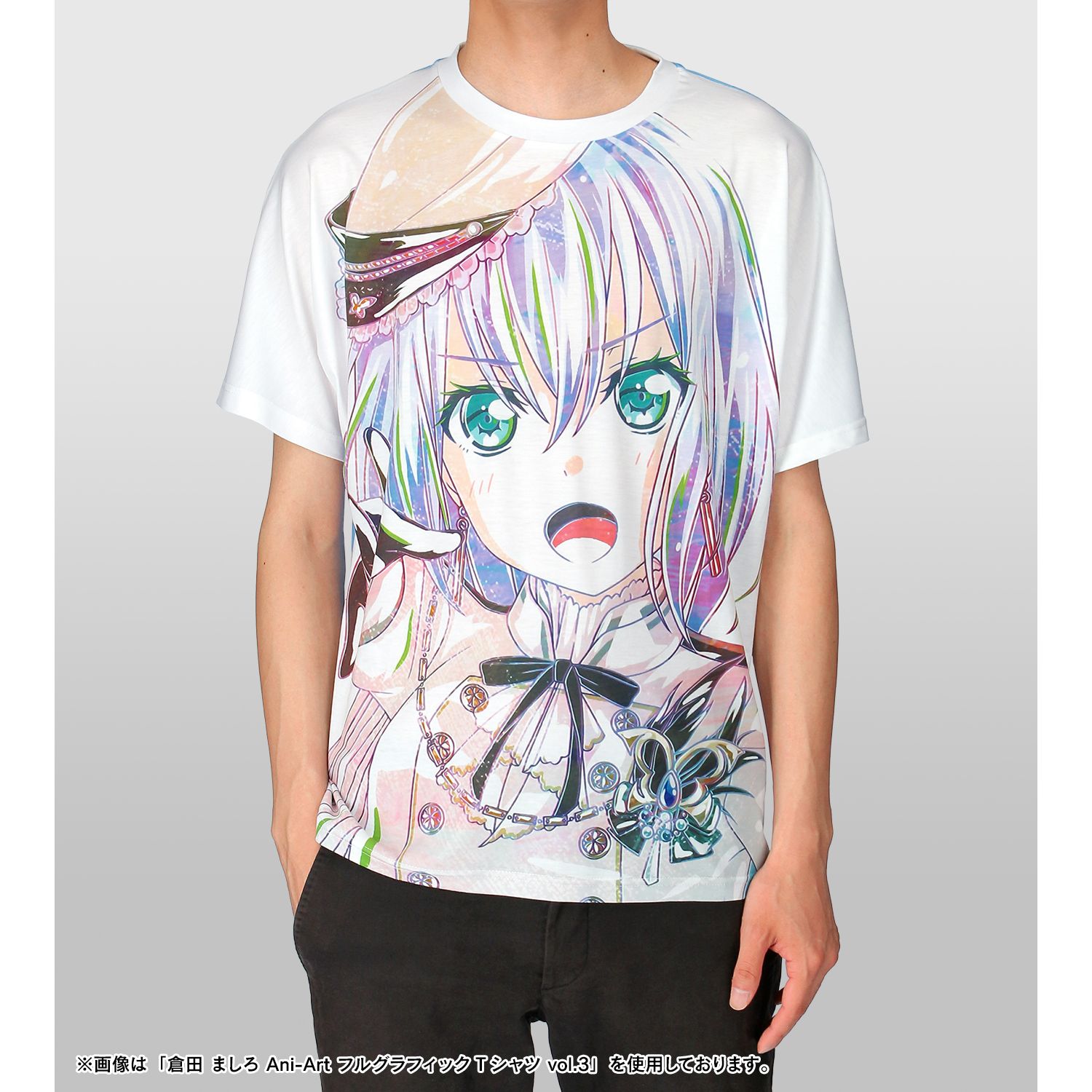 BanG Dream! ガールズバンドパーティ! 広町 七深 Ani-Art フルグラフィックTシャツ vol.3ユニセックス(サイズ/L) 画像 4 | AniSmile