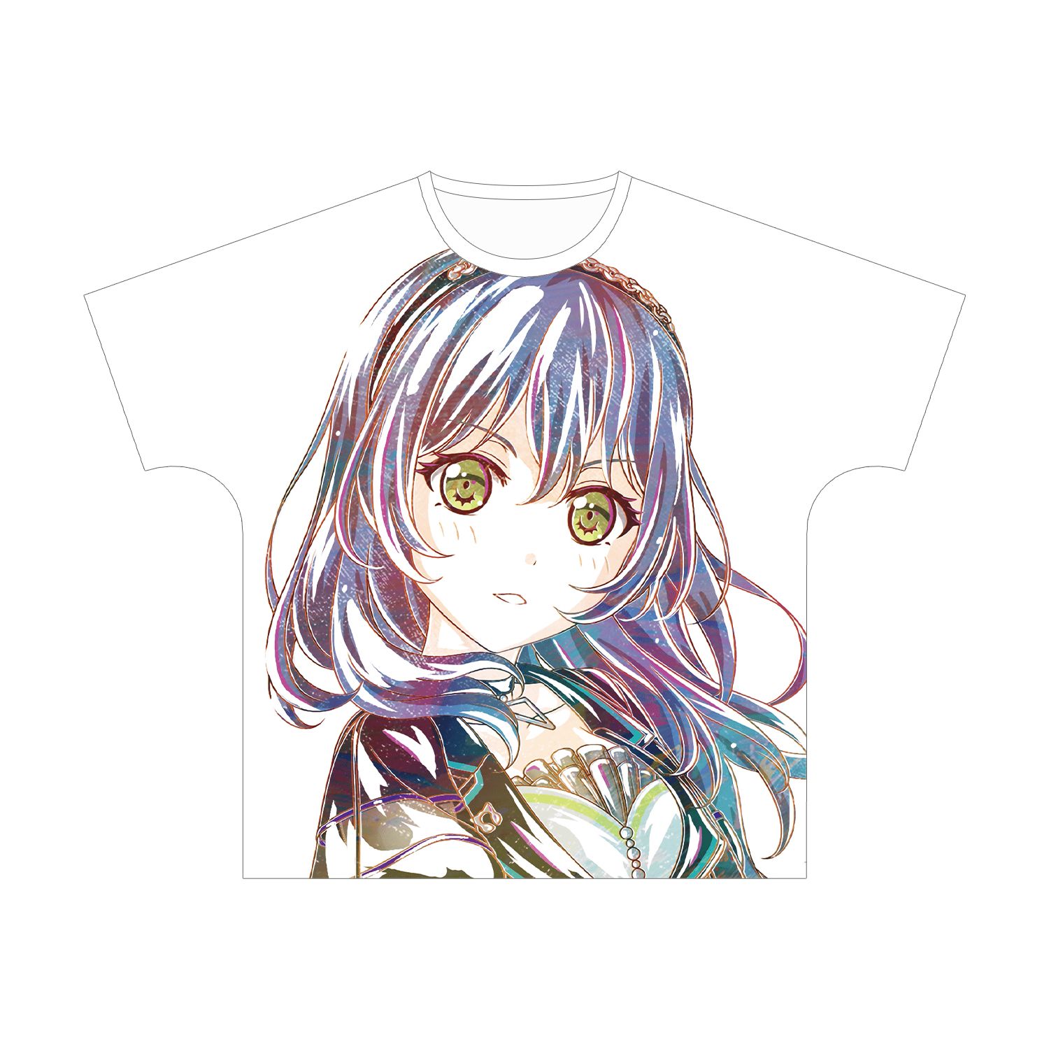 BanG Dream! ガールズバンドパーティ! ロック Ani-Art フルグラフィックTシャツ vol.3ユニセックス(サイズ/XL) 画像 3 | AniSmile