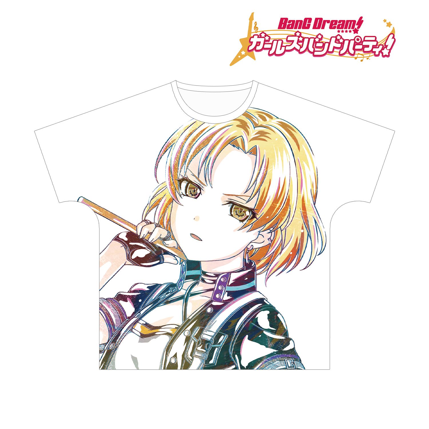 BanG Dream! ガールズバンドパーティ! マスキング Ani-Art フルグラフィックTシャツ vol.3ユニセックス(サイズ/XL) 画像 3 | AniSmile