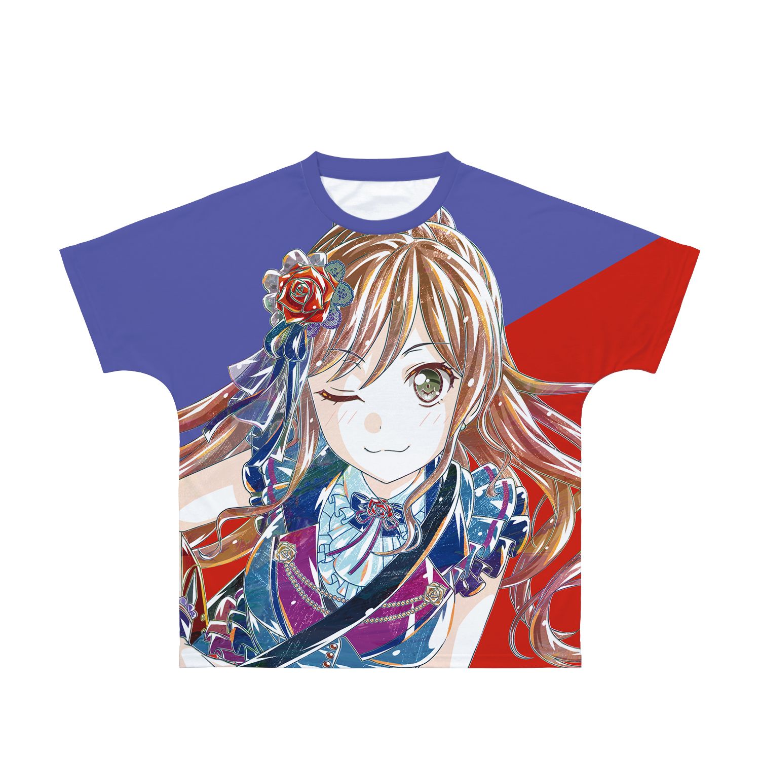 BanG Dream! ガールズバンドパーティ! 今井 リサ Ani-Art 第4弾 フルグラフィックTシャツユニセックス(サイズ/XS) 画像 3 | AniSmile