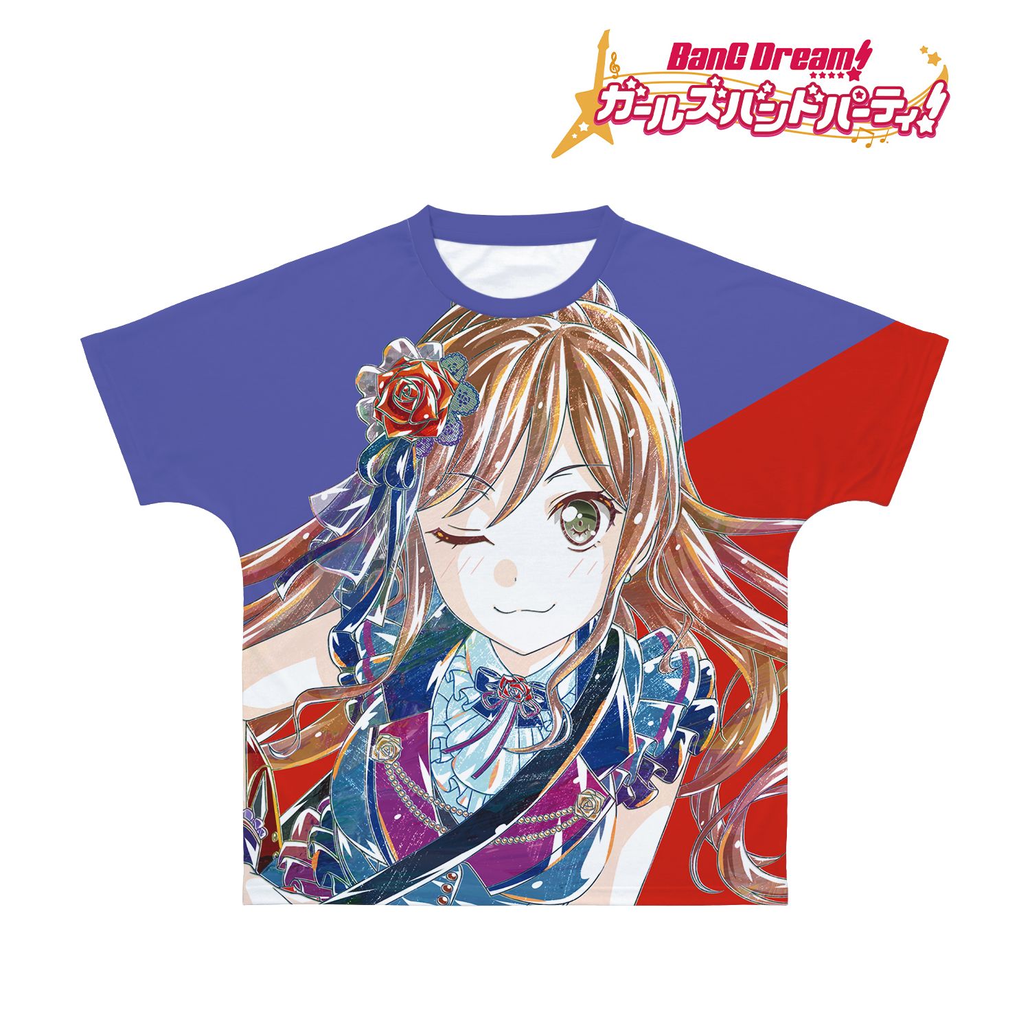 BanG Dream! ガールズバンドパーティ! 今井 リサ Ani-Art 第4弾 フルグラフィックTシャツユニセックス(サイズ/XXXL) 画像 2 | AniSmile