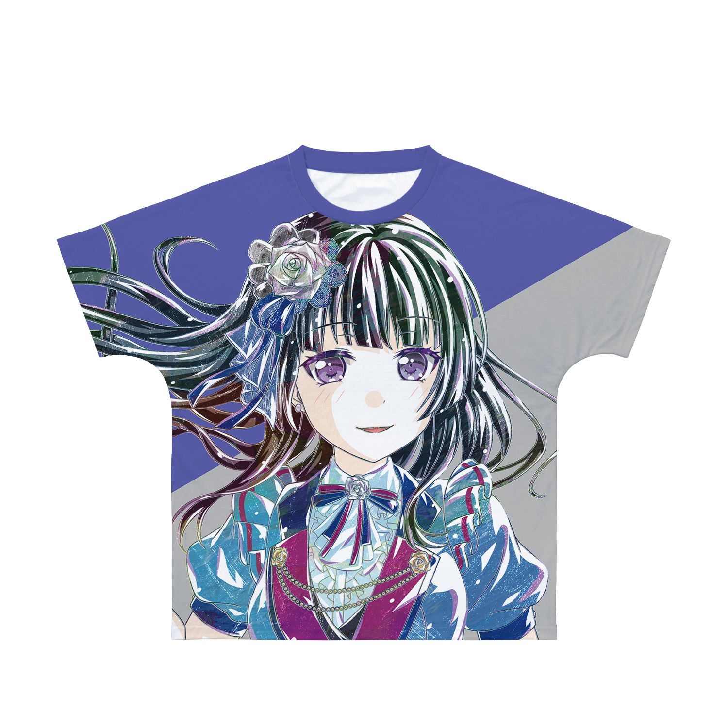 BanG Dream! ガールズバンドパーティ! 白金 燐子 Ani-Art 第4弾 フルグラフィックTシャツユニセックス(サイズ/XXS) 画像 3 | AniSmile