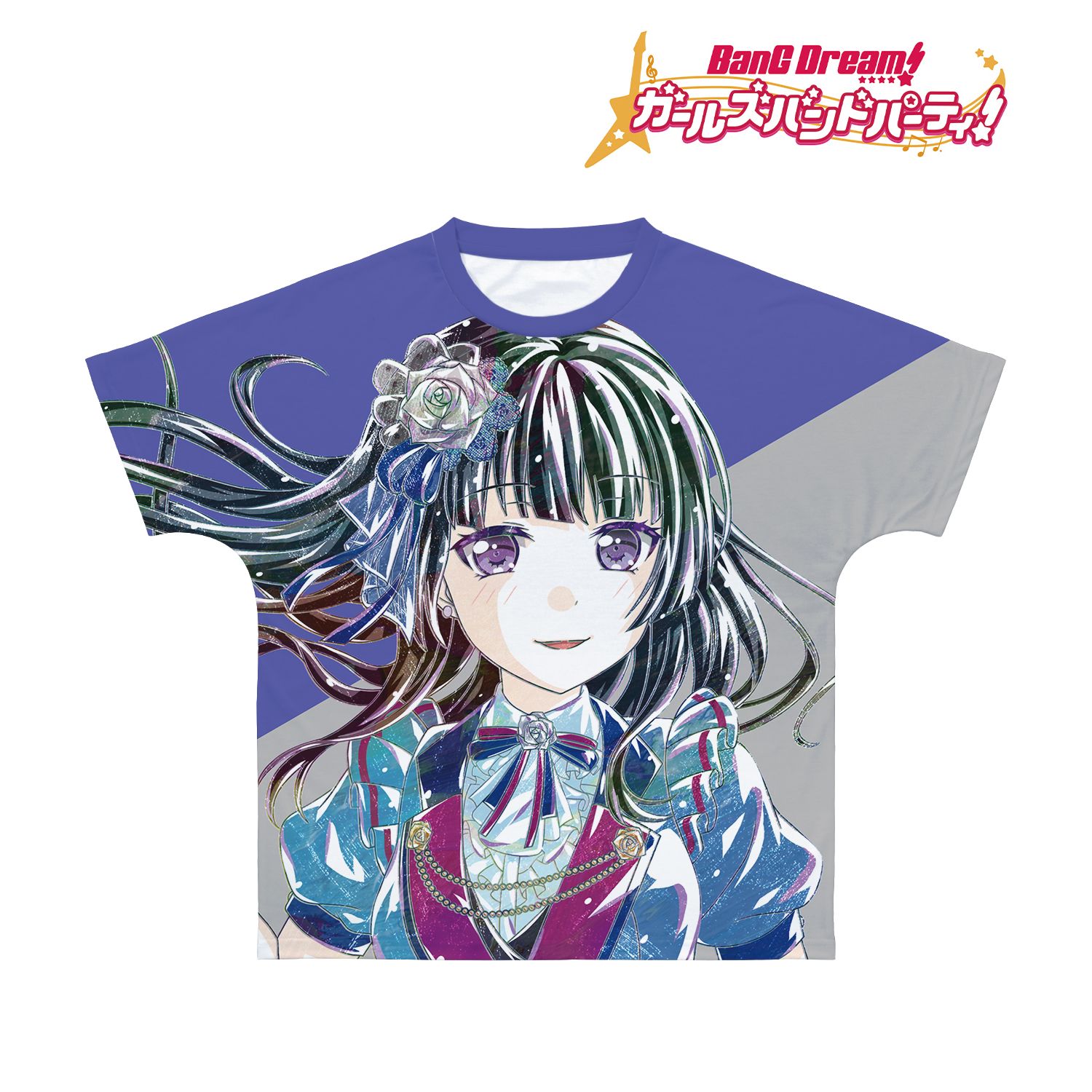 BanG Dream! ガールズバンドパーティ! 白金 燐子 Ani-Art 第4弾 フルグラフィックTシャツユニセックス(サイズ/M) 画像 2 | AniSmile