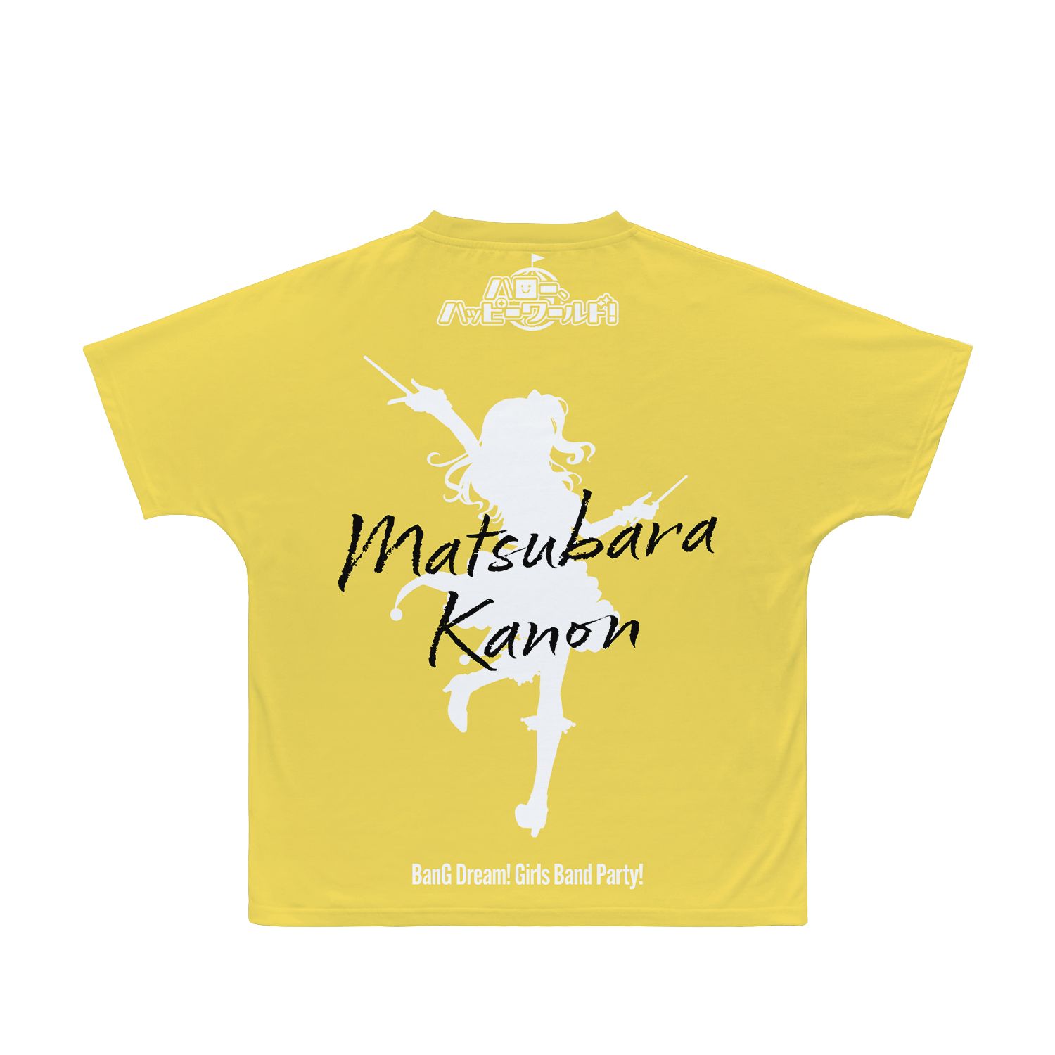 BanG Dream! ガールズバンドパーティ! 松原 花音 Ani-Art 第4弾 フルグラフィックTシャツユニセックス(サイズ/XS) 画像 2 | AniSmile