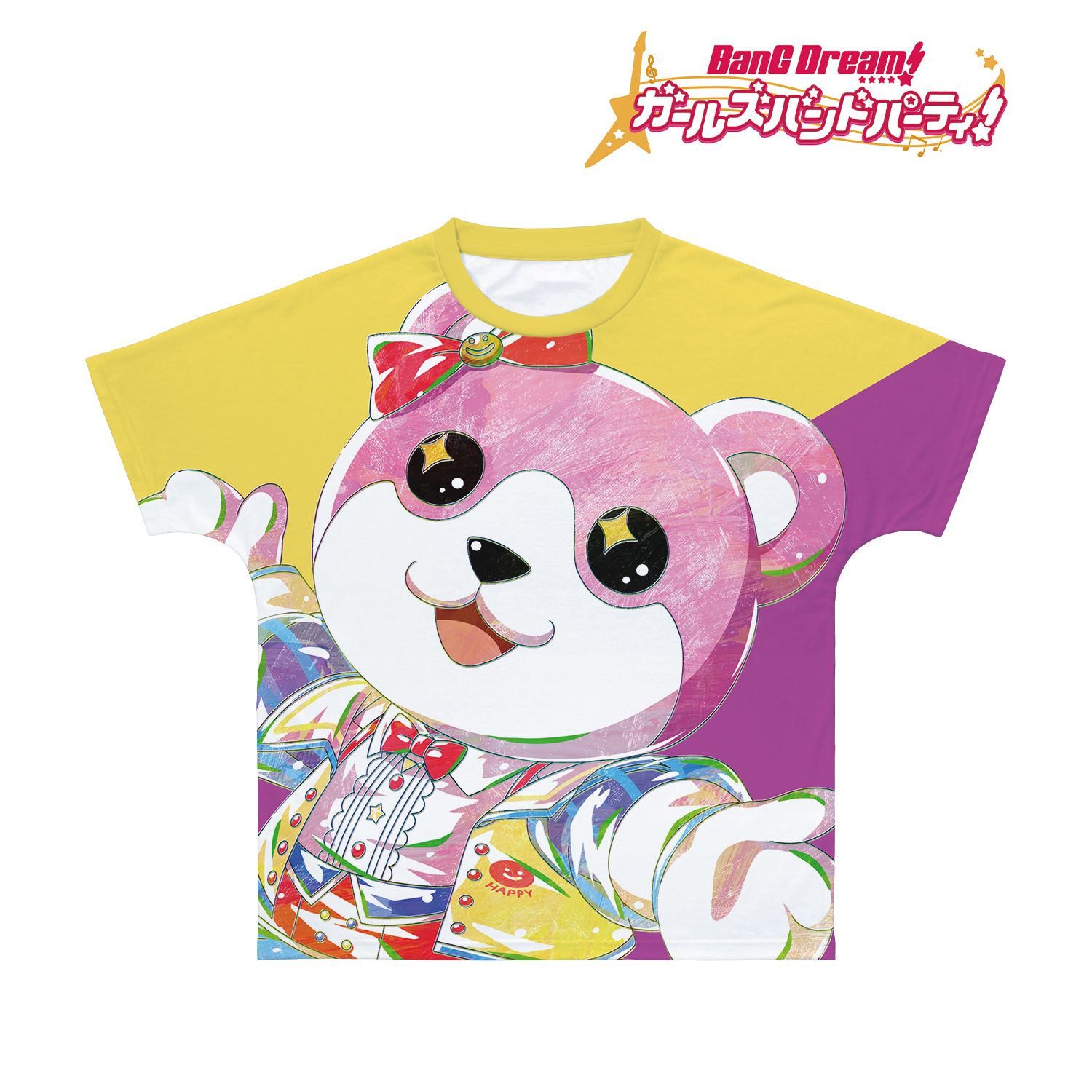 BanG Dream! ガールズバンドパーティ! ミッシェル Ani-Art 第4弾 フルグラフィックTシャツユニセックス(サイズ/XS) 画像 3 | AniSmile