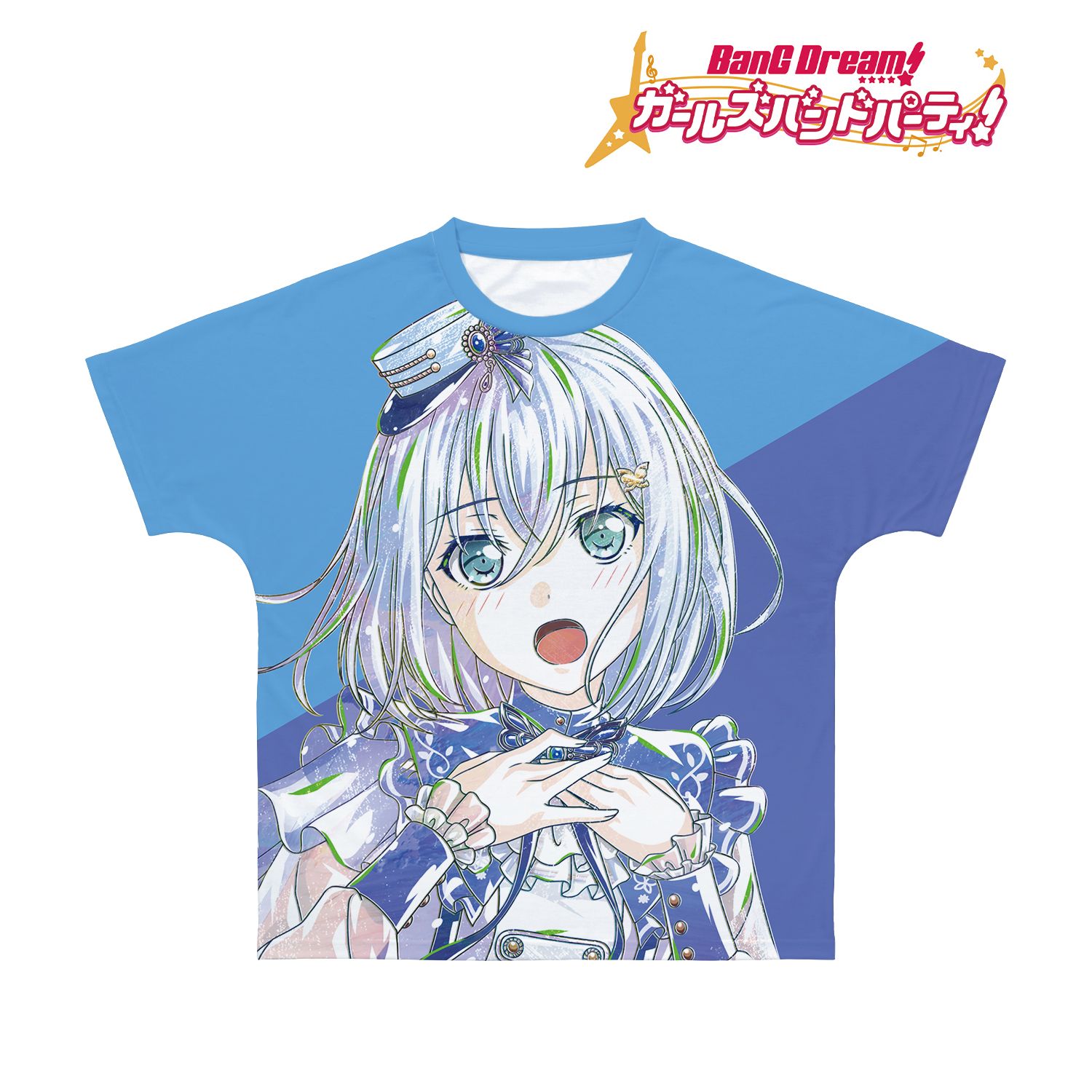 BanG Dream! ガールズバンドパーティ! 倉田 ましろ Ani-Art 第4弾 フルグラフィックTシャツユニセックス(サイズ/XS) 画像 3 | AniSmile