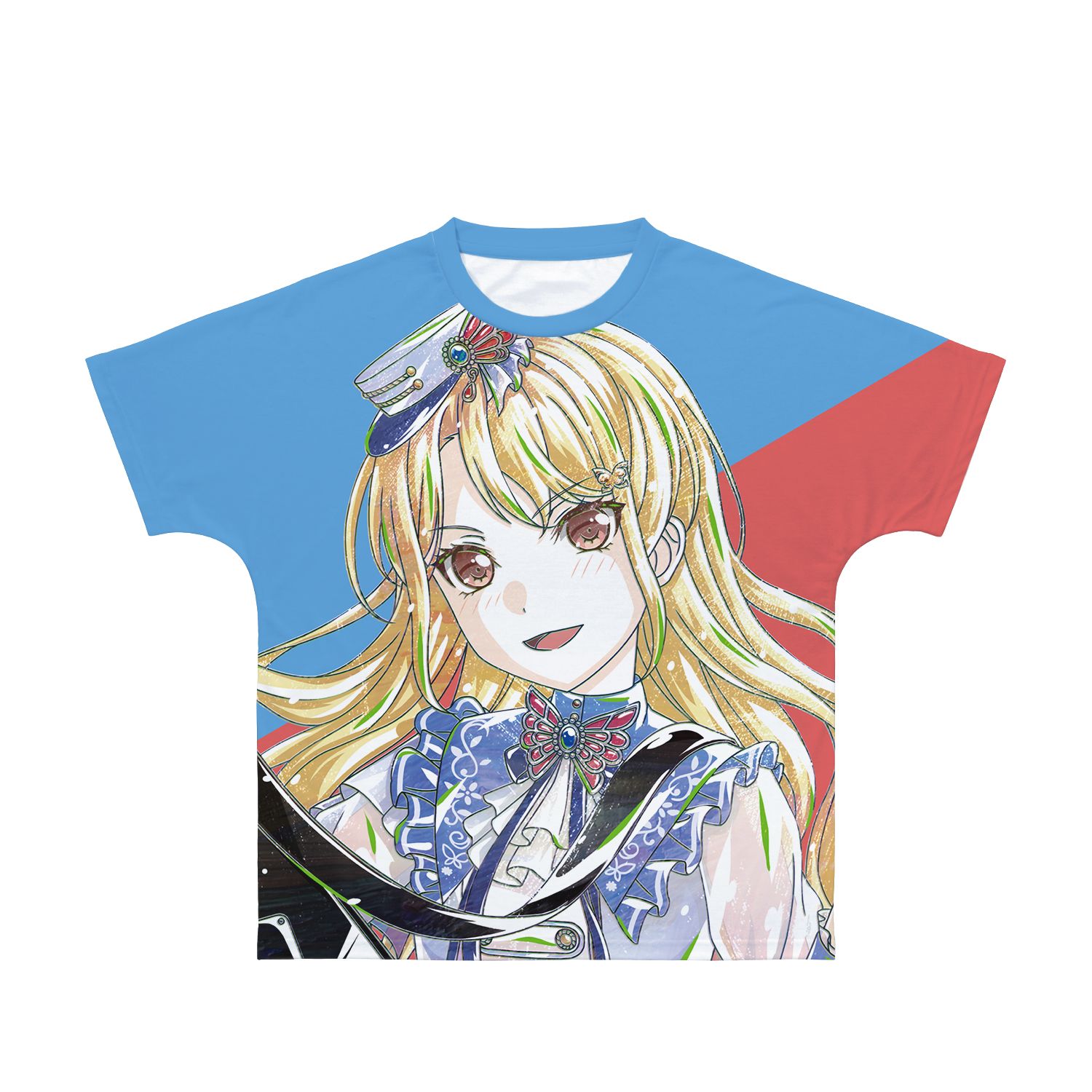 BanG Dream! ガールズバンドパーティ! 桐ヶ谷 透子 Ani-Art 第4弾 フルグラフィックTシャツユニセックス(サイズ/XXL) 画像 2 | AniSmile