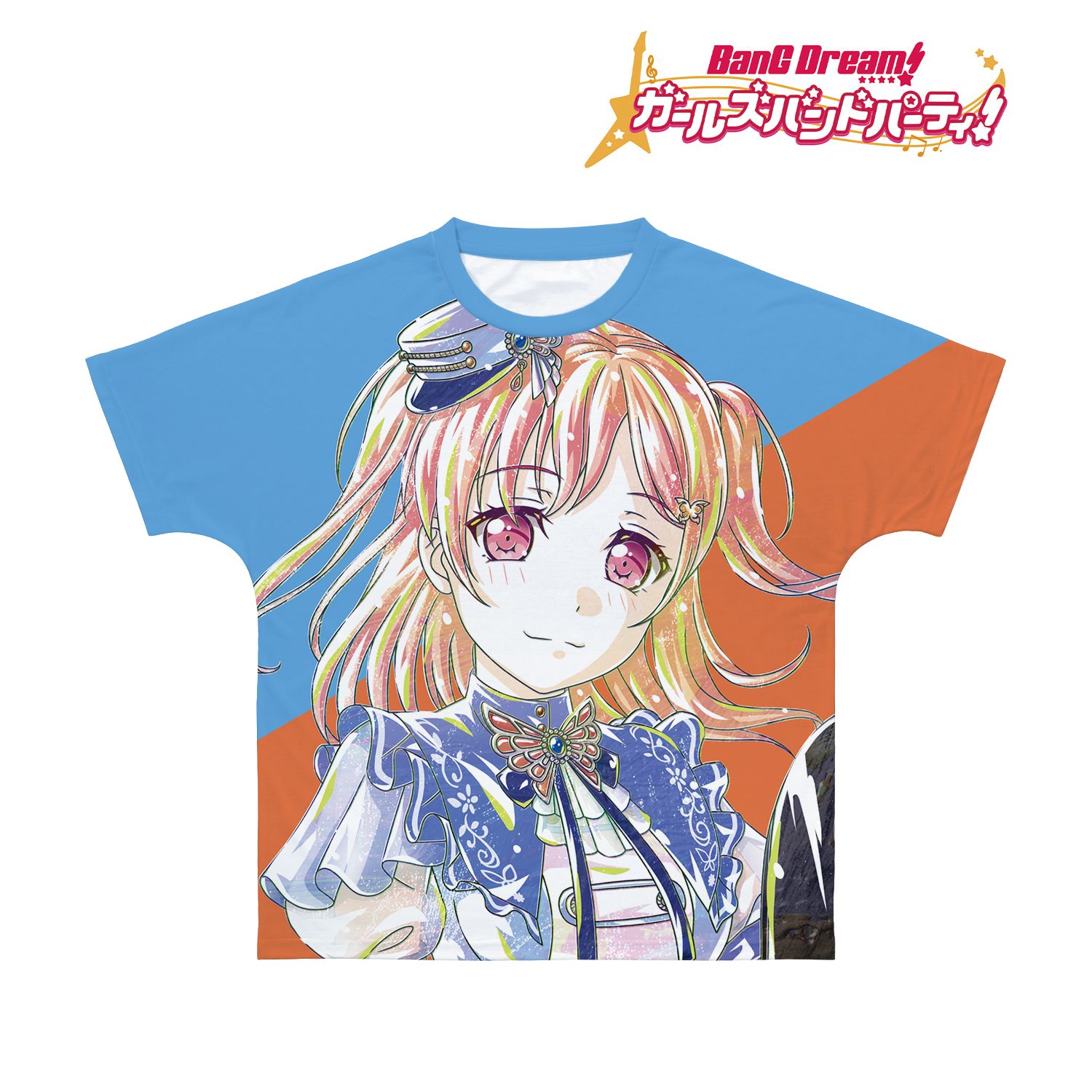 BanG Dream! ガールズバンドパーティ! 広町 七深 Ani-Art 第4弾 フルグラフィックTシャツユニセックス(サイズ/XXL) 画像 2 | AniSmile