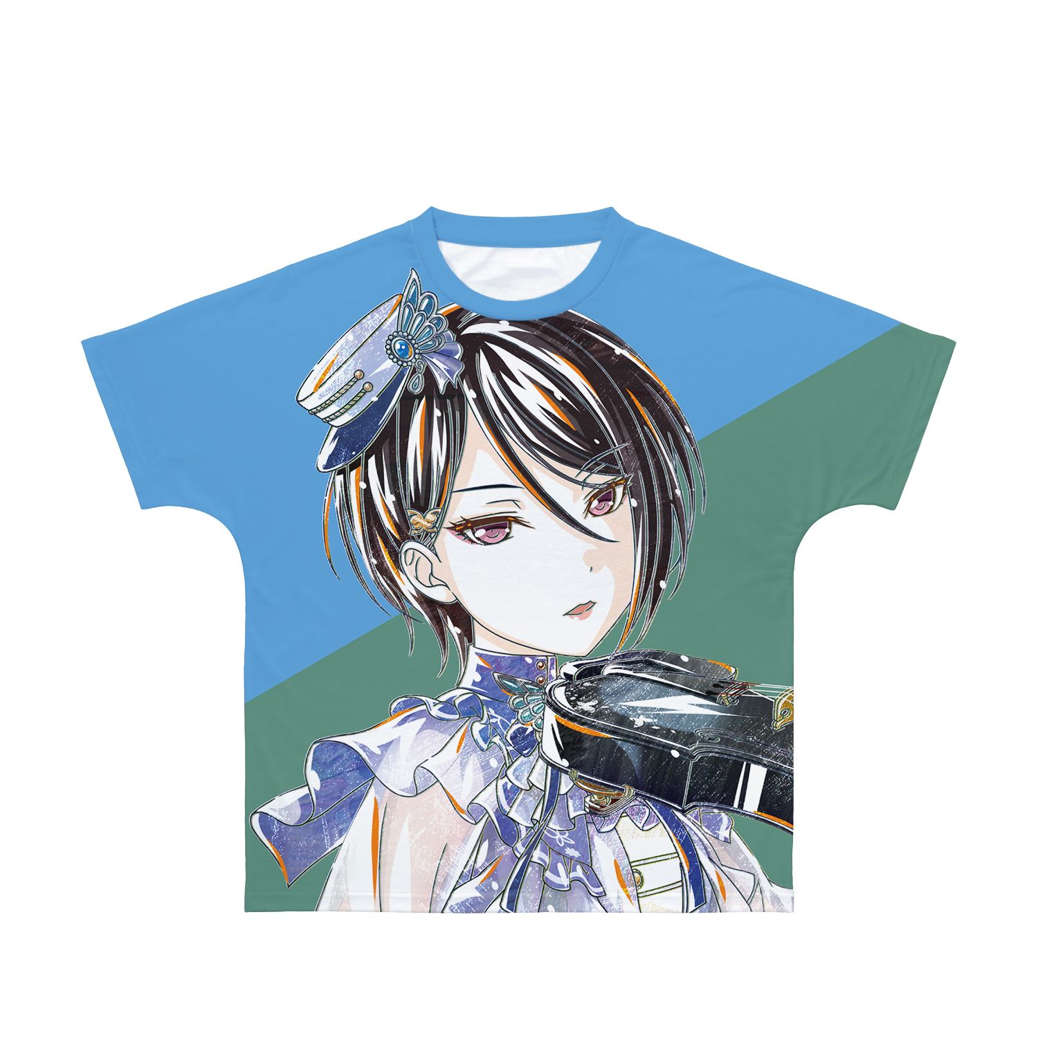 BanG Dream! ガールズバンドパーティ! 八潮 瑠唯 Ani-Art 第4弾 フルグラフィックTシャツユニセックス(サイズ/XS) 画像 2 | AniSmile