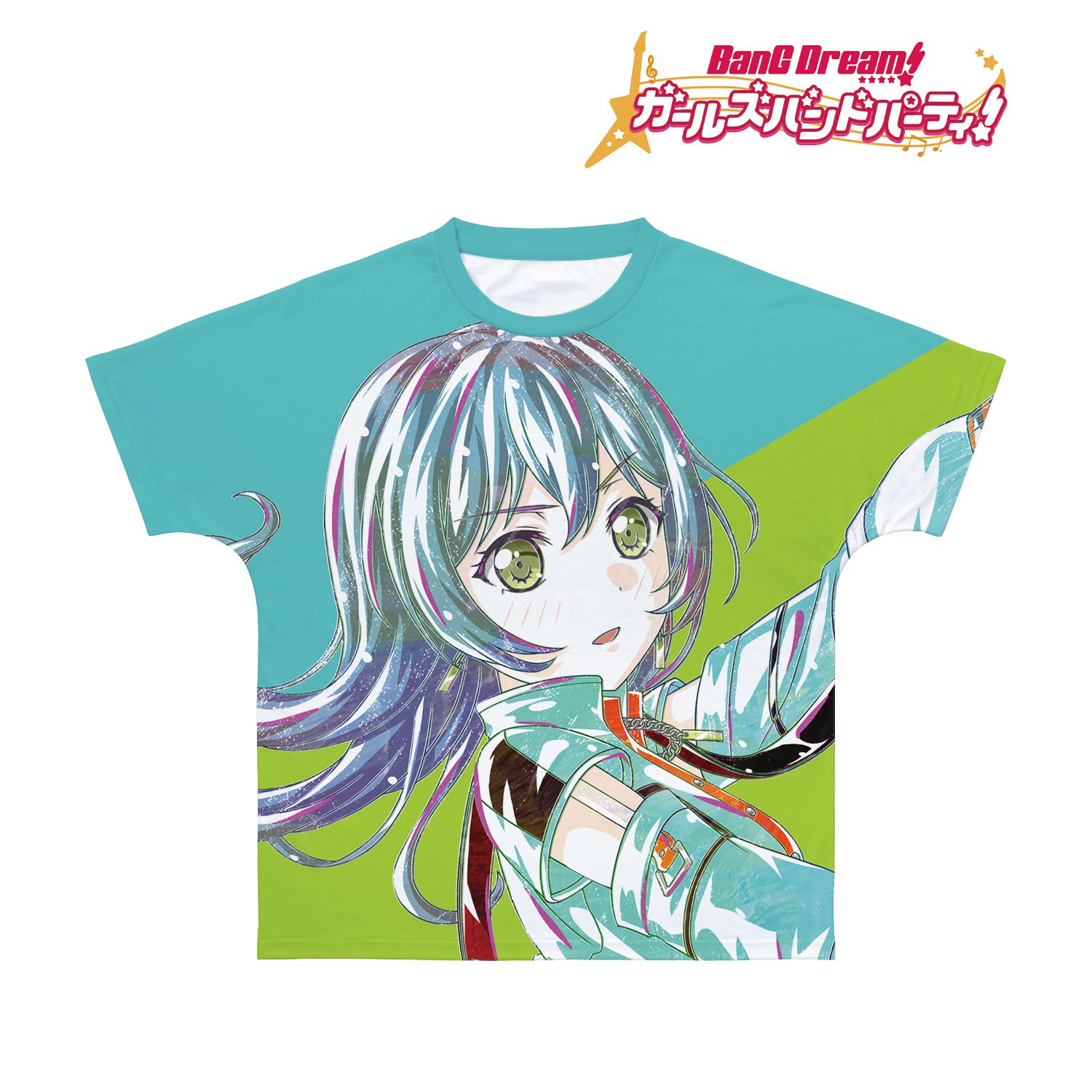 BanG Dream! ガールズバンドパーティ! ロック Ani-Art 第4弾 フルグラフィックTシャツユニセックス(サイズ/XL) 画像 2 | AniSmile
