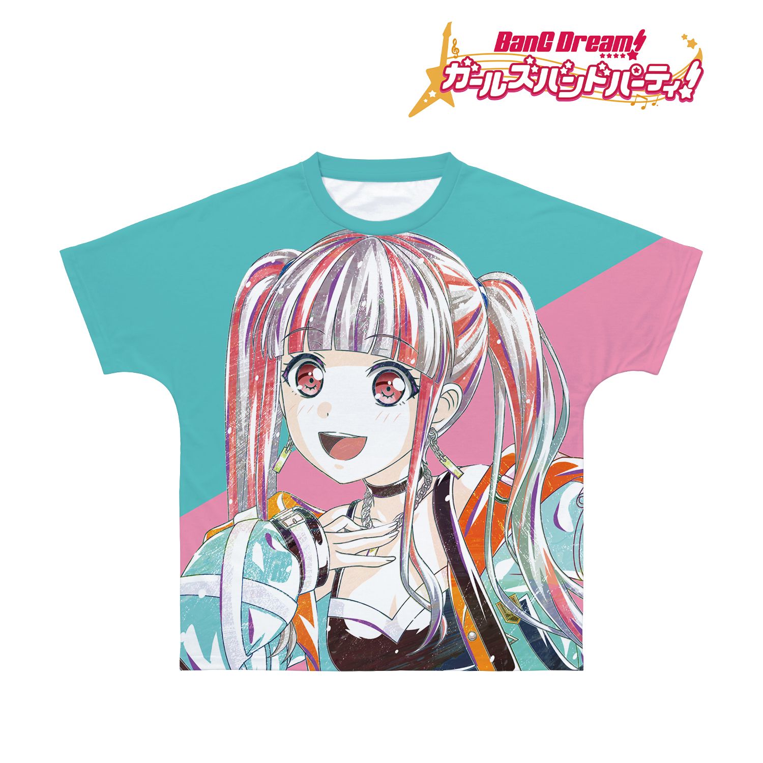 BanG Dream! ガールズバンドパーティ! パレオ Ani-Art 第4弾 フルグラフィックTシャツユニセックス(サイズ/XS) 画像 3 | AniSmile