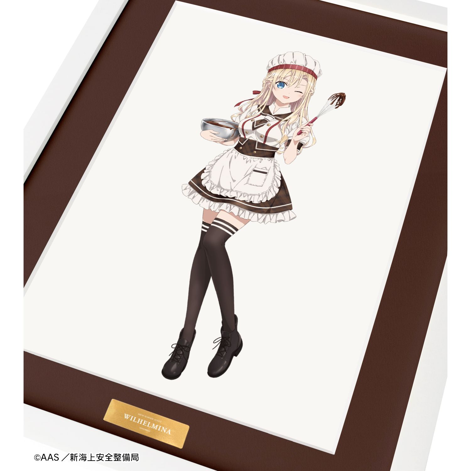 劇場版 ハイスクール・フリート 描き下ろしイラスト ヴィルヘルミーナ バレンタインver. キャラファイングラフ 图片 3 | AniSmile
