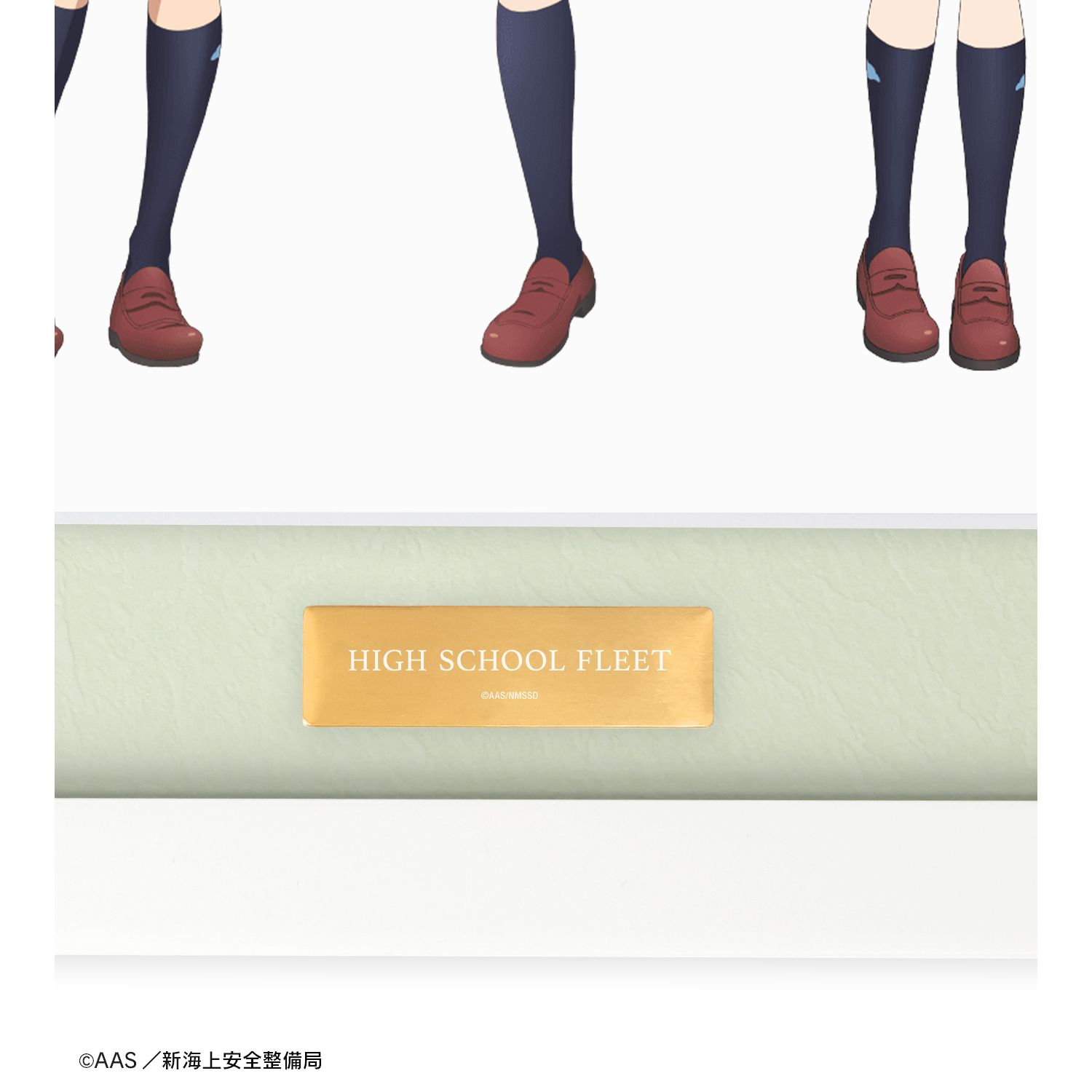 劇場版 ハイスクール・フリート 描き下ろしイラスト 集合 制服エプロンver. キャラファイングラフ 图片 4 | AniSmile