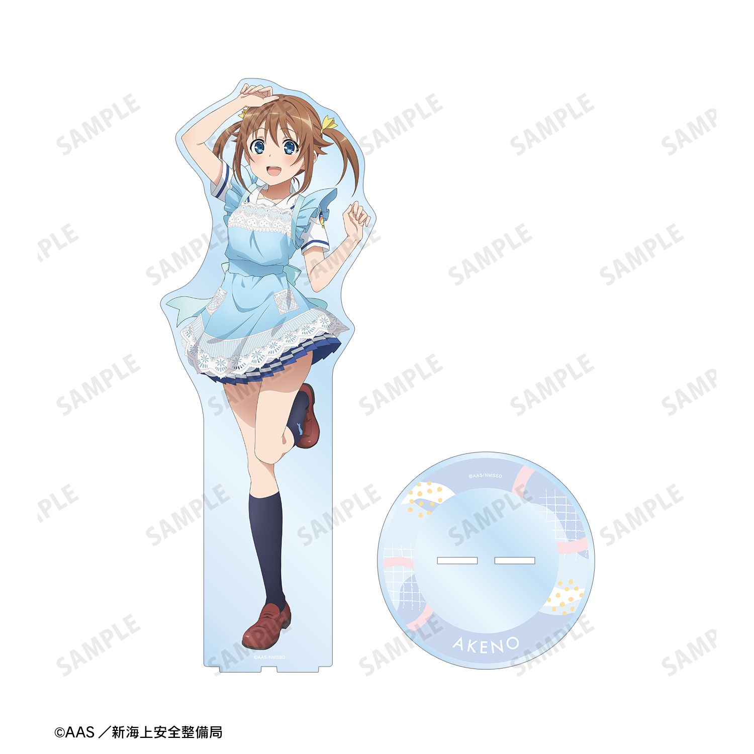 劇場版 ハイスクール・フリート 描き下ろしイラスト 岬 明乃 制服エプロンver. 特大アクリルスタンド 图片 2 | AniSmile
