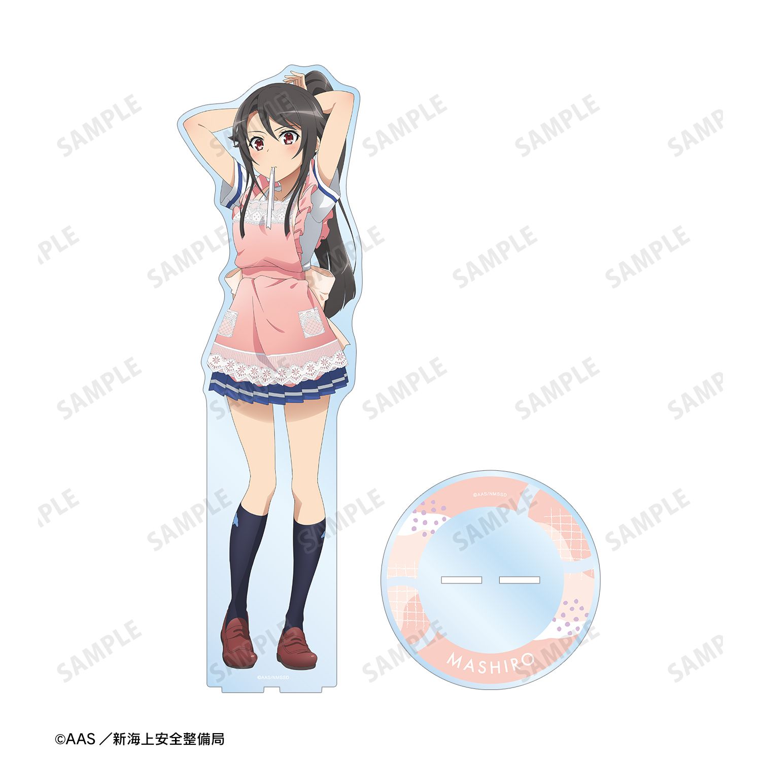 劇場版 ハイスクール・フリート 描き下ろしイラスト 宗谷 ましろ 制服エプロンver. 特大アクリルスタンド 图片 4 | AniSmile