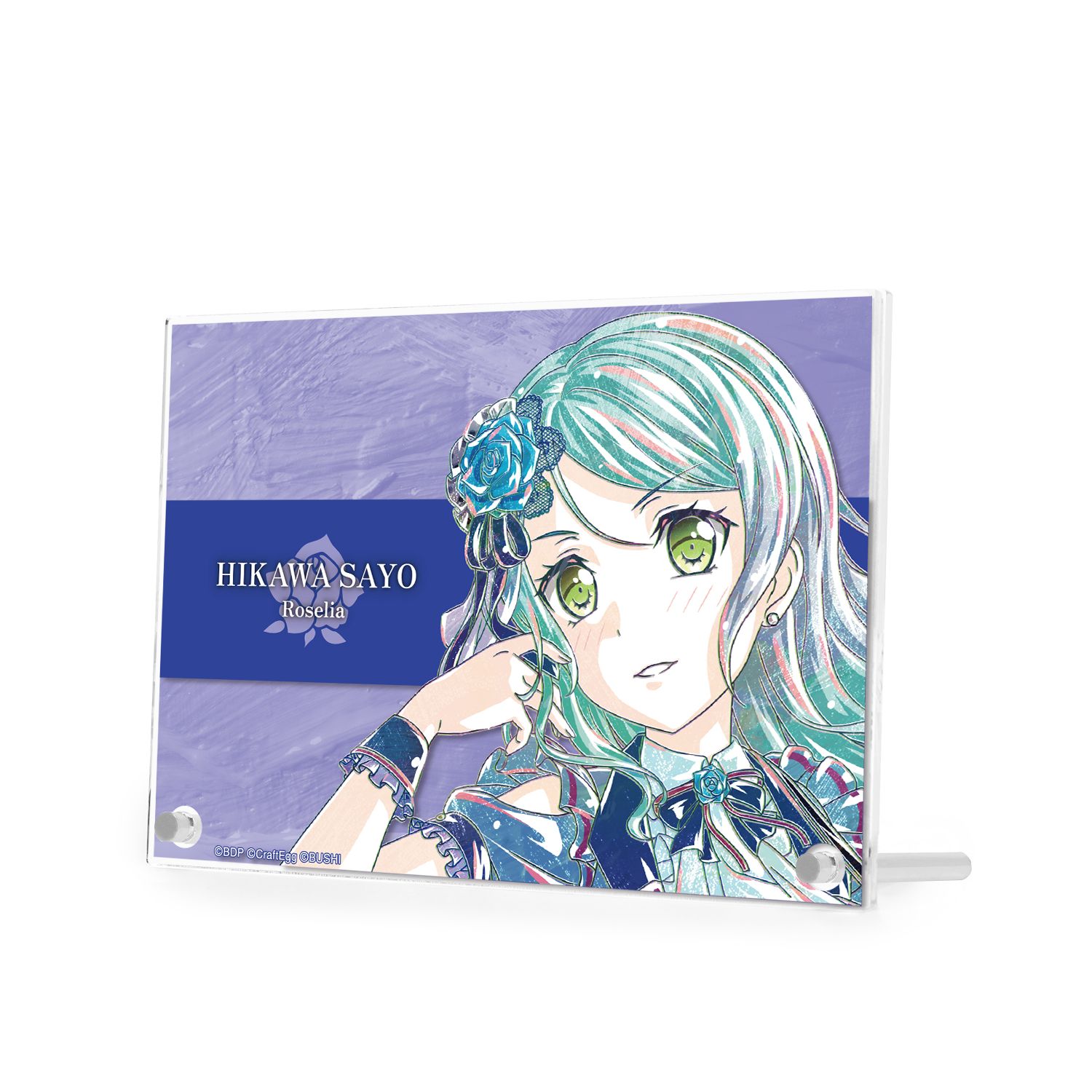 バンドリ! ガールズバンドパーティ! 氷川 紗夜 Ani-Art 第4弾 ダブルアクリルパネル - AniSmile