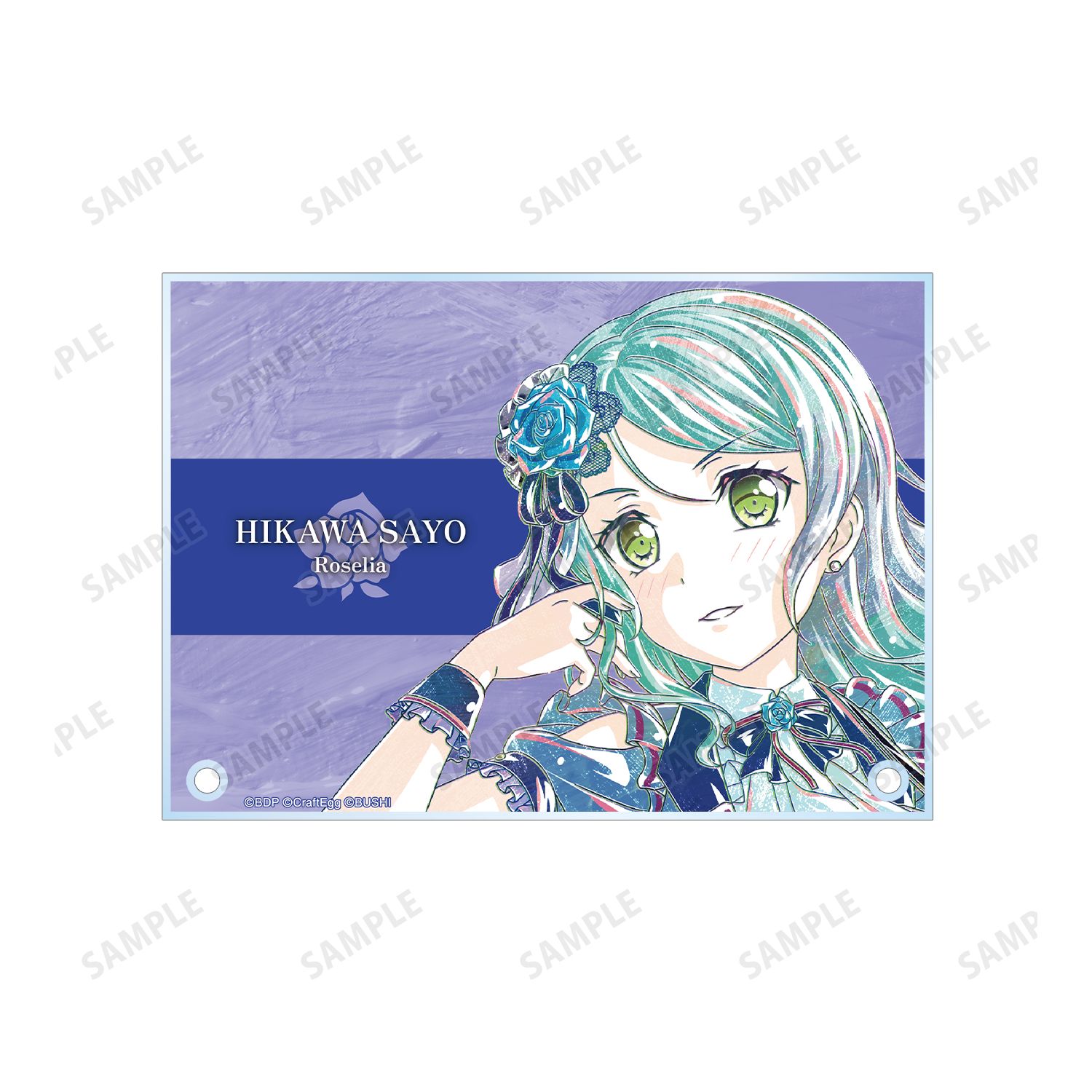 バンドリ! ガールズバンドパーティ! 氷川 紗夜 Ani-Art 第4弾 ダブルアクリルパネル Image 3 | AniSmile