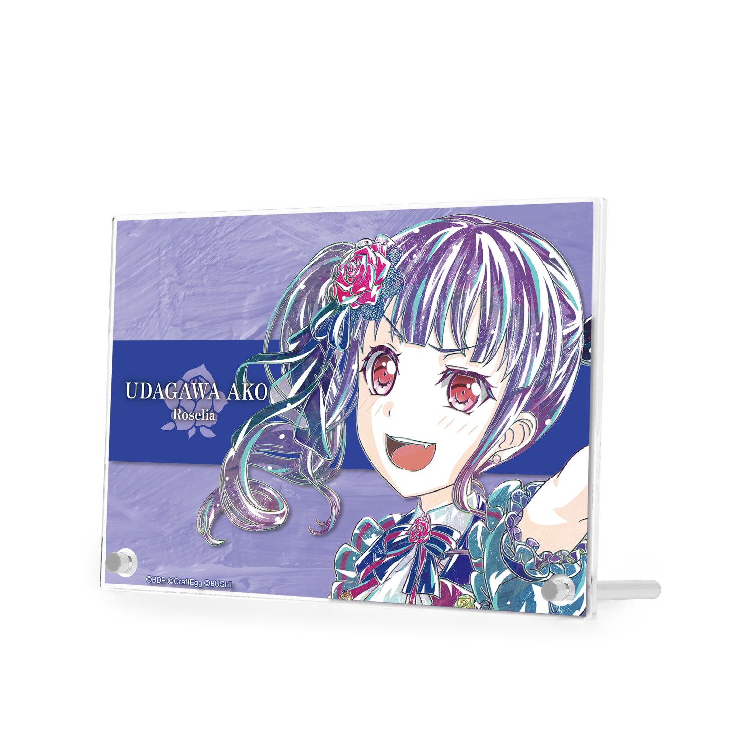 バンドリ! ガールズバンドパーティ! 宇田川 あこ Ani-Art 第4弾 ダブルアクリルパネル - AniSmile