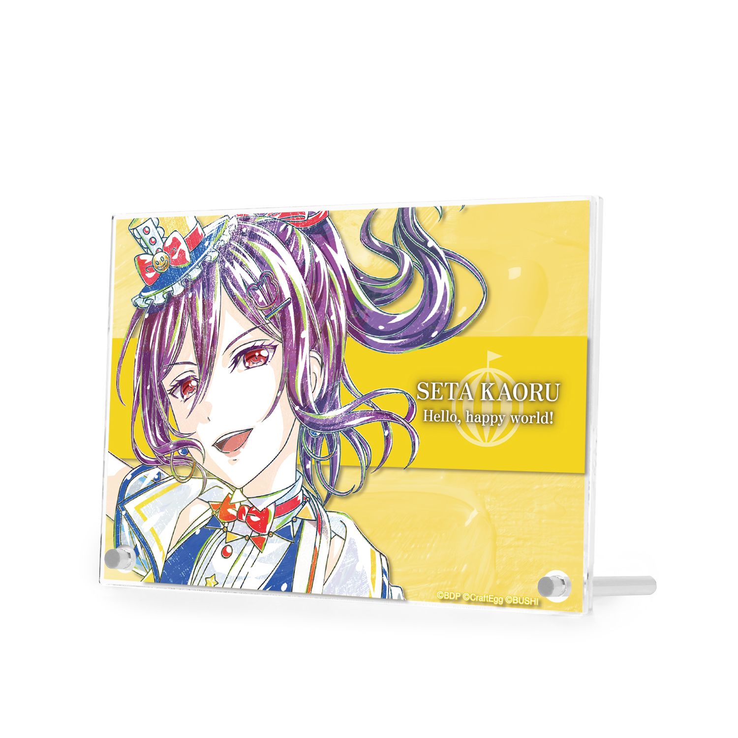 バンドリ! ガールズバンドパーティ! 瀬田 薫 Ani-Art 第4弾 ダブルアクリルパネル - AniSmile
