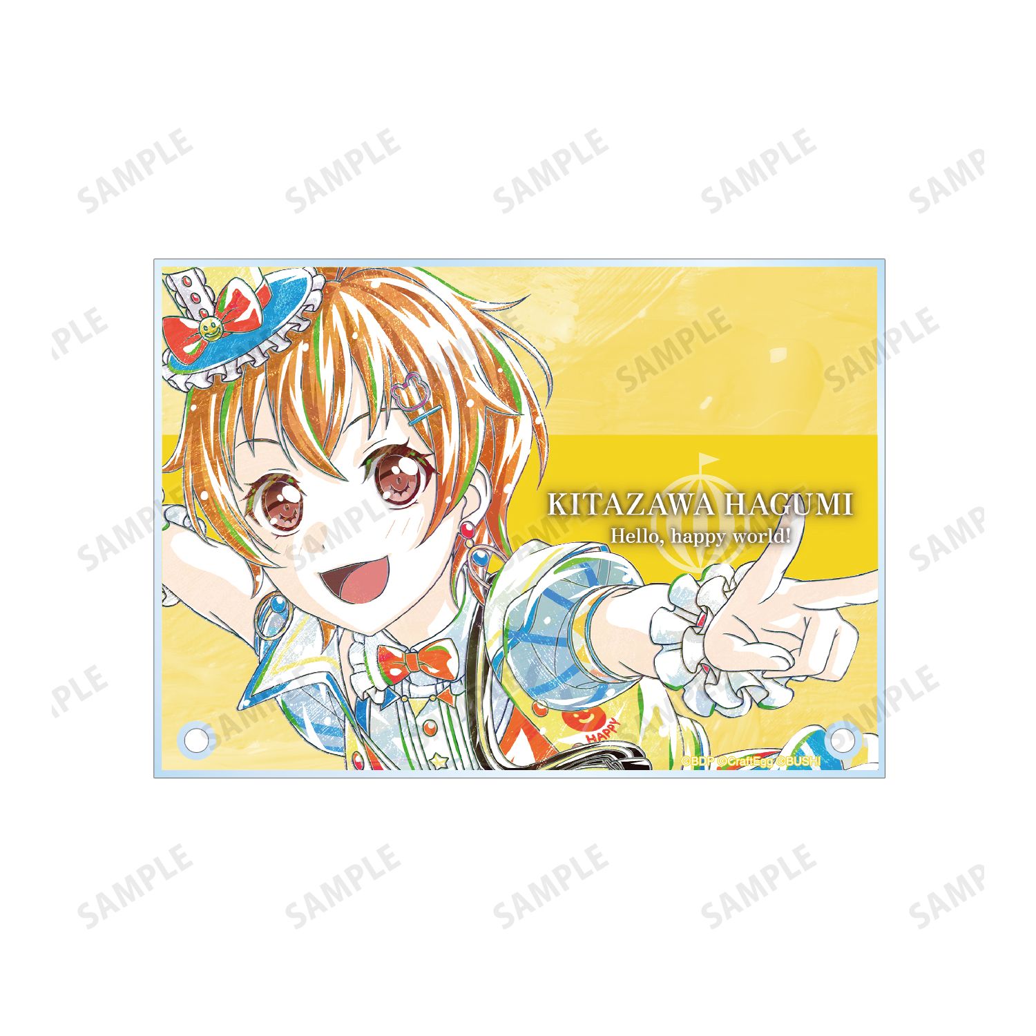 バンドリ! ガールズバンドパーティ! 北沢 はぐみ Ani-Art 第4弾 ダブルアクリルパネル Image 3 | AniSmile