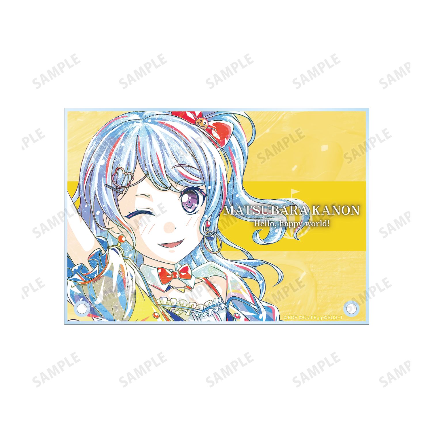 バンドリ! ガールズバンドパーティ! 松原 花音 Ani-Art 第4弾 ダブルアクリルパネル Image 3 | AniSmile
