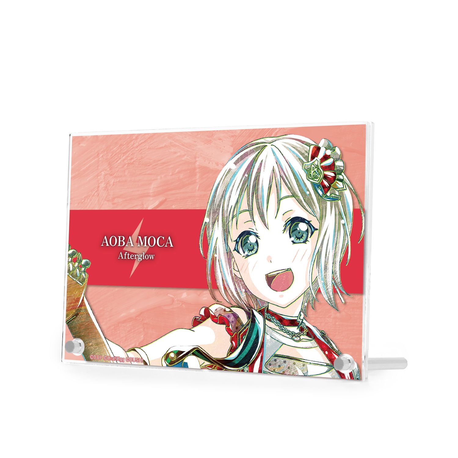 バンドリ! ガールズバンドパーティ! 青葉 モカ Ani-Art 第4弾 ダブルアクリルパネル - AniSmile