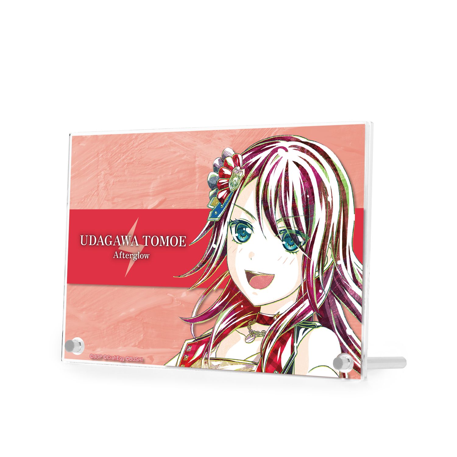 バンドリ! ガールズバンドパーティ! 宇田川 巴 Ani-Art 第4弾 ダブルアクリルパネル - AniSmile