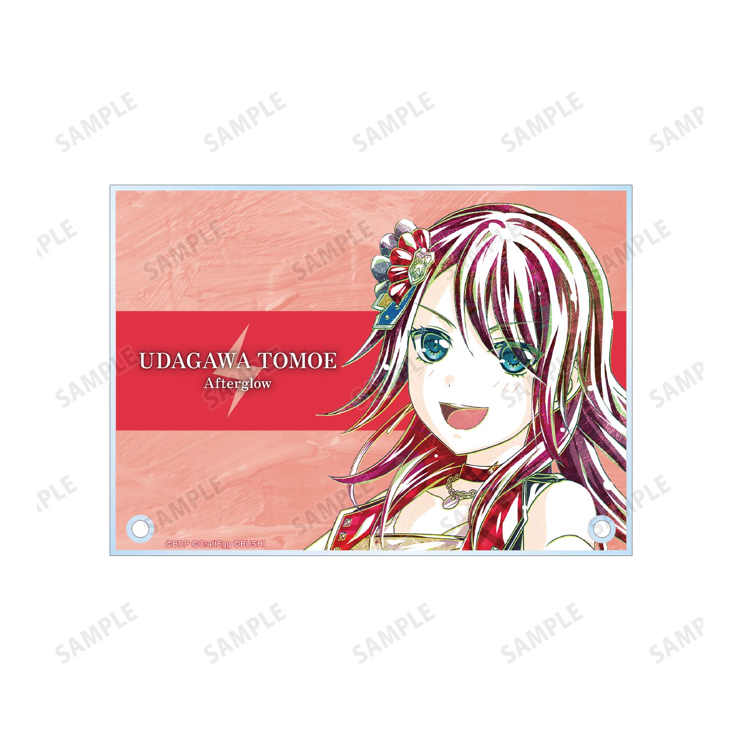 バンドリ! ガールズバンドパーティ! 宇田川 巴 Ani-Art 第4弾 ダブルアクリルパネル Image 3 | AniSmile