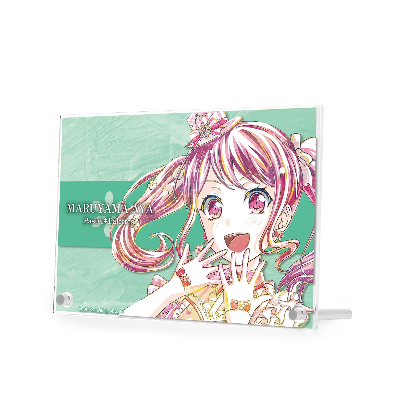 バンドリ! ガールズバンドパーティ! 丸山 彩 Ani-Art 第4弾 ダブルアクリルパネル - AniSmile