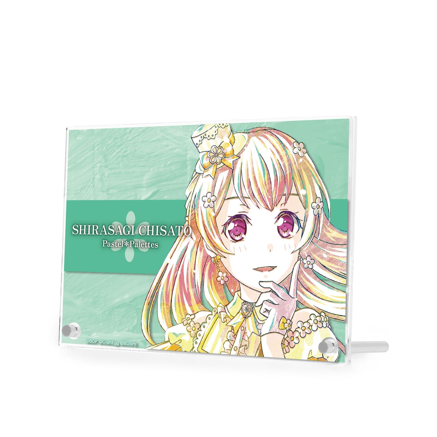 バンドリ! ガールズバンドパーティ! 白鷺 千聖 Ani-Art 第4弾 ダブルアクリルパネル - AniSmile