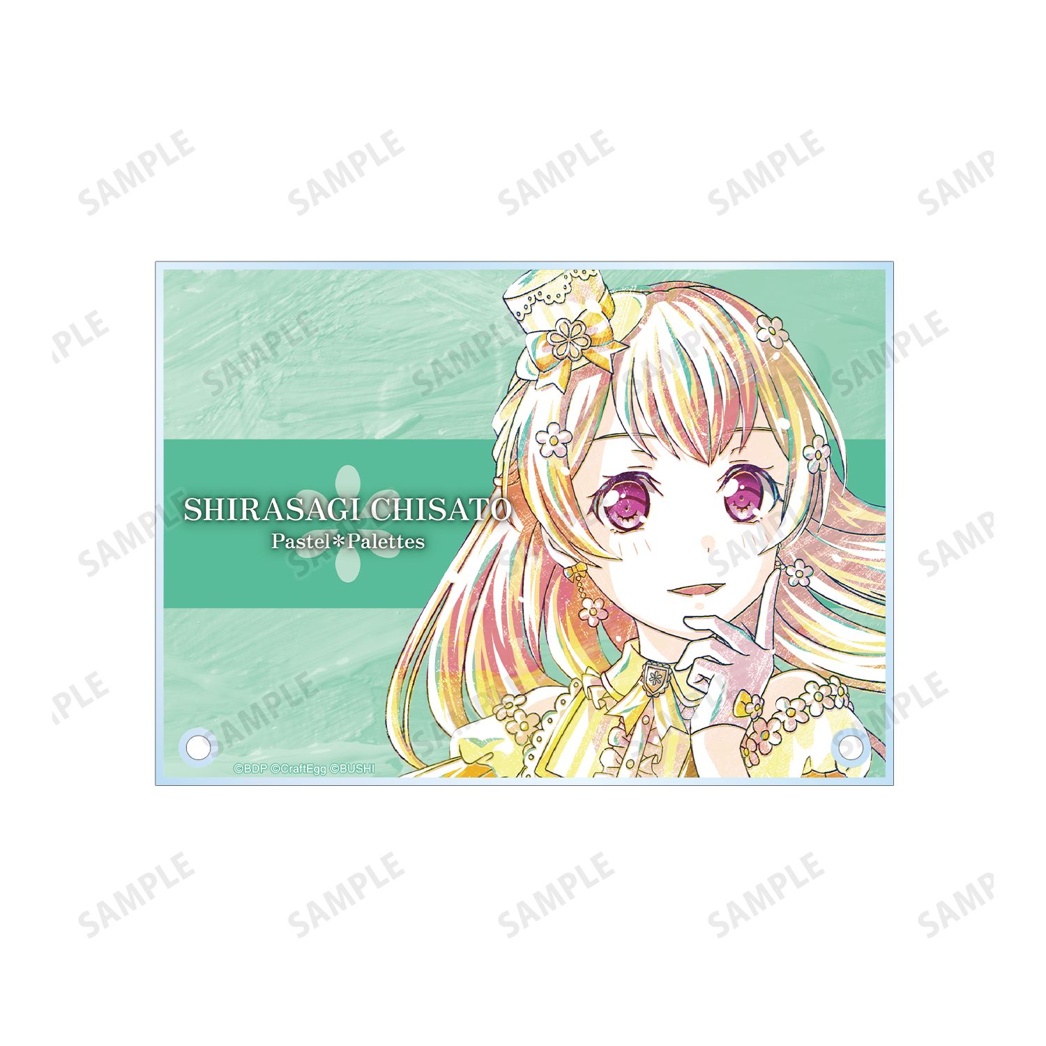 バンドリ! ガールズバンドパーティ! 白鷺 千聖 Ani-Art 第4弾 ダブルアクリルパネル Image 3 | AniSmile