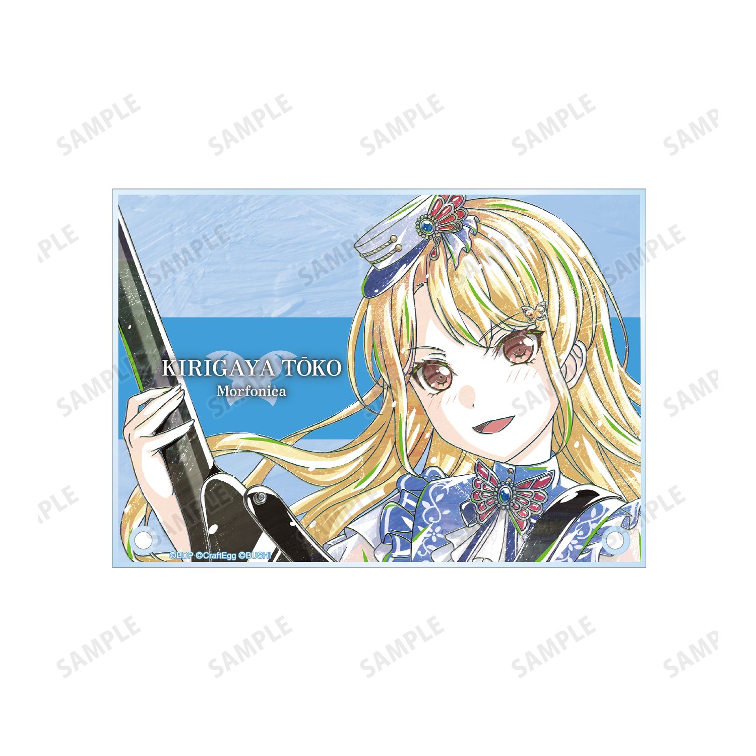 バンドリ! ガールズバンドパーティ! 桐ヶ谷 透子 Ani-Art 第4弾 ダブルアクリルパネル Image 3 | AniSmile