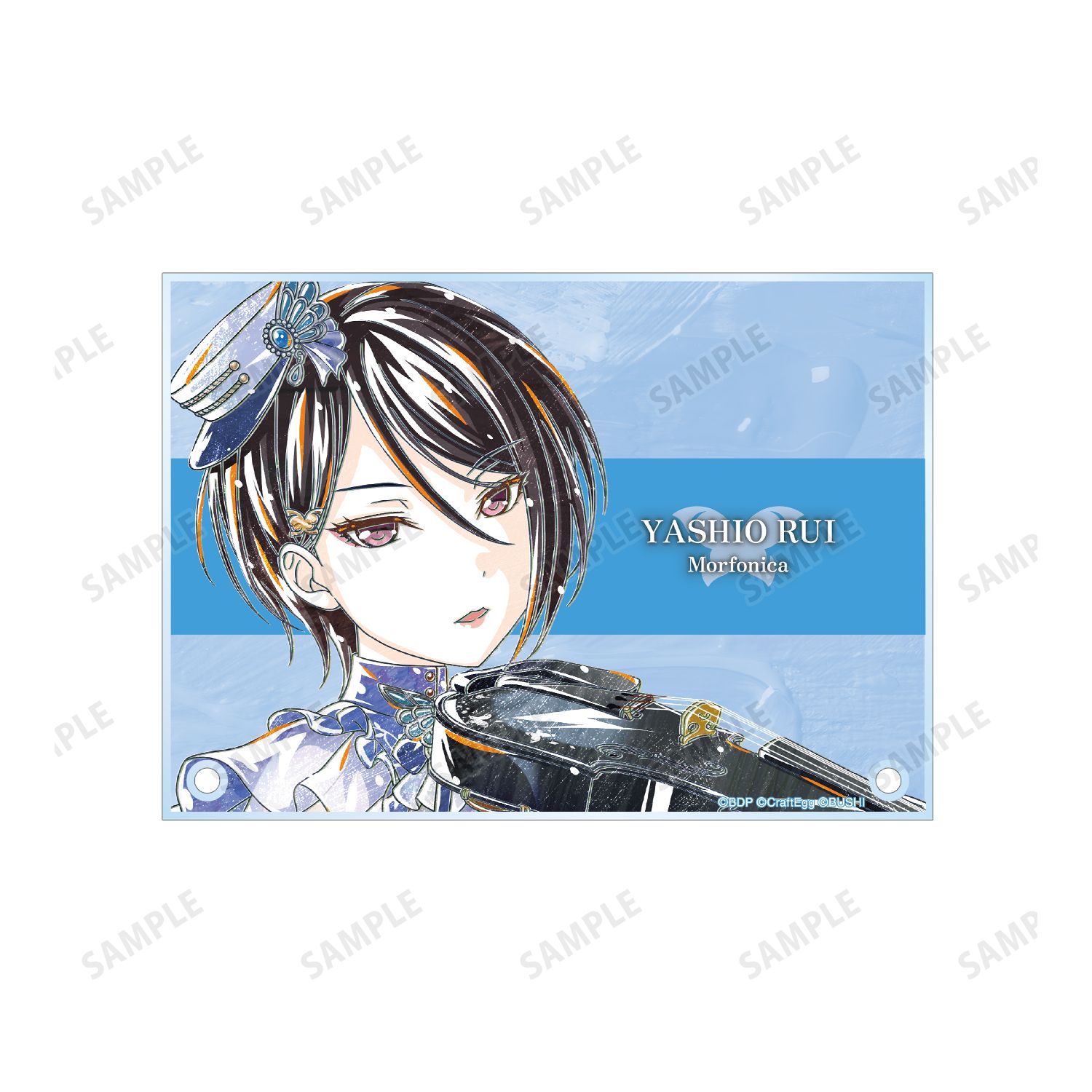 バンドリ! ガールズバンドパーティ! 八潮 瑠唯 Ani-Art 第4弾 ダブルアクリルパネル Image 4 | AniSmile