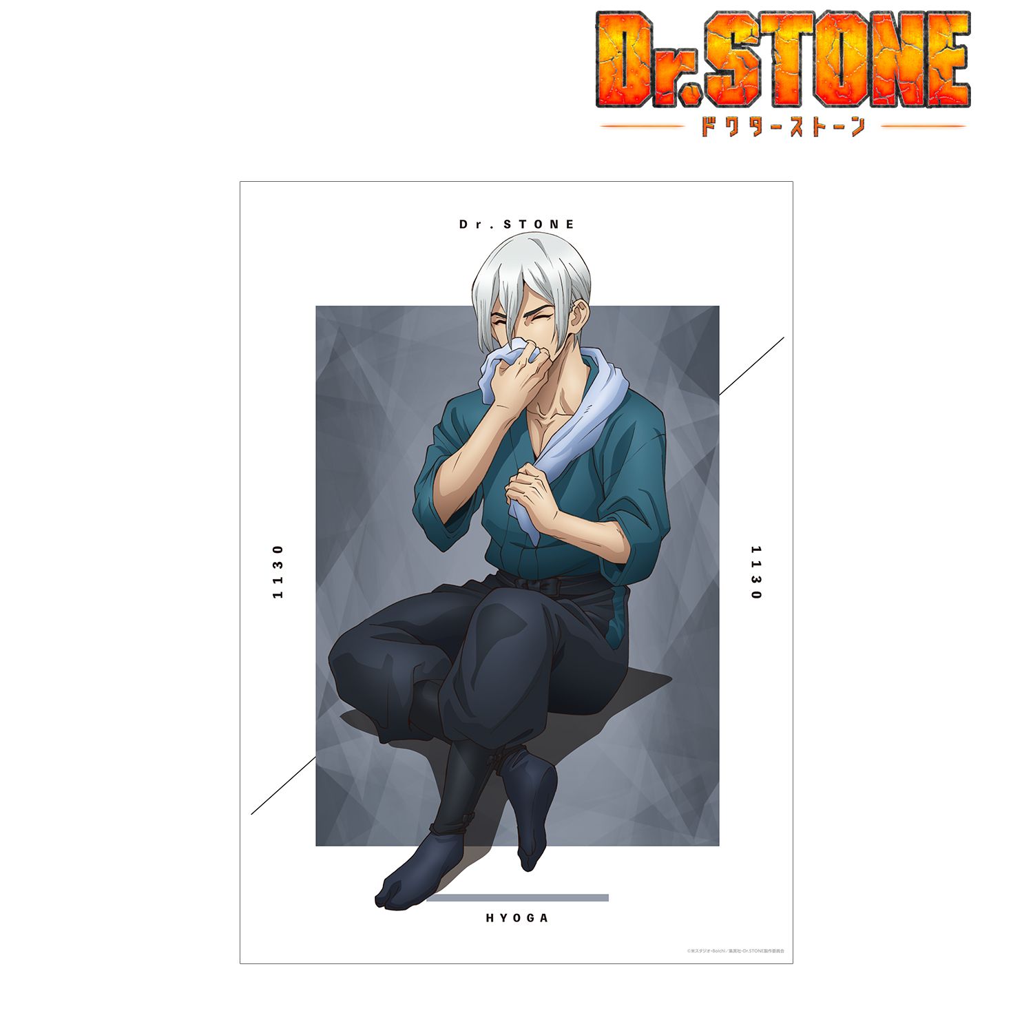 TVアニメ「Dr.STONE」 描き下ろしイラスト 氷月 石化前ver. A3マット加工ポスター Image 2 | AniSmile