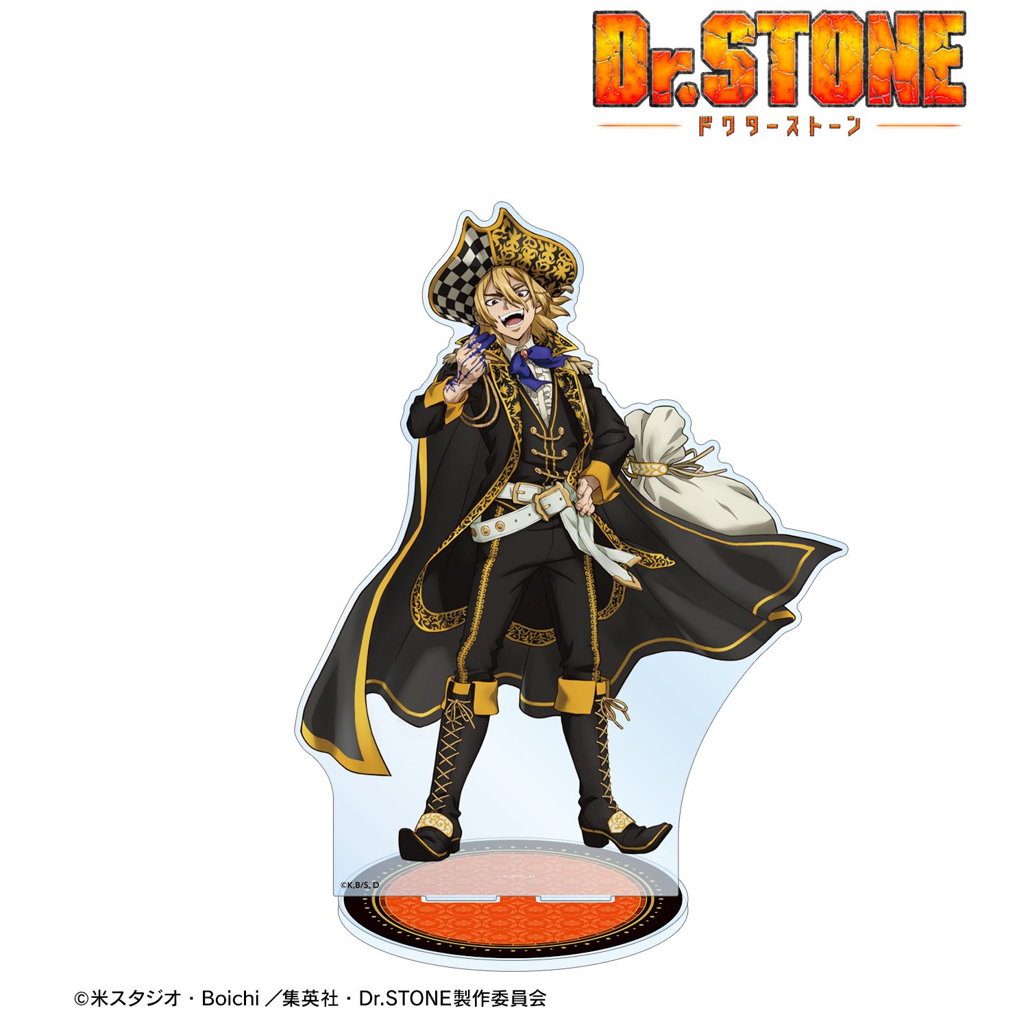 TVアニメ「Dr.STONE」 描き下ろしイラスト 七海龍水 怪盗団ver. 特大アクリルスタンド Image 2 | AniSmile