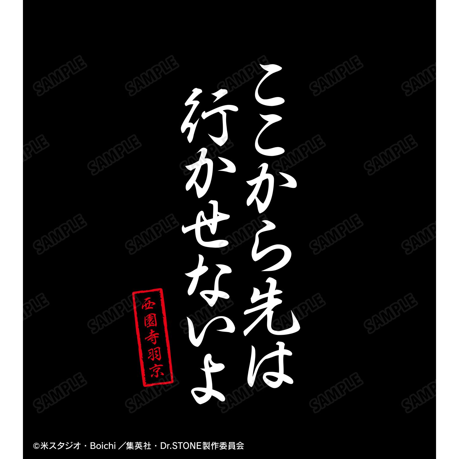 TVアニメ「Dr.STONE」 ここから先は行かせないよ Tシャツメンズ(サイズ/L) Image 3 | AniSmile