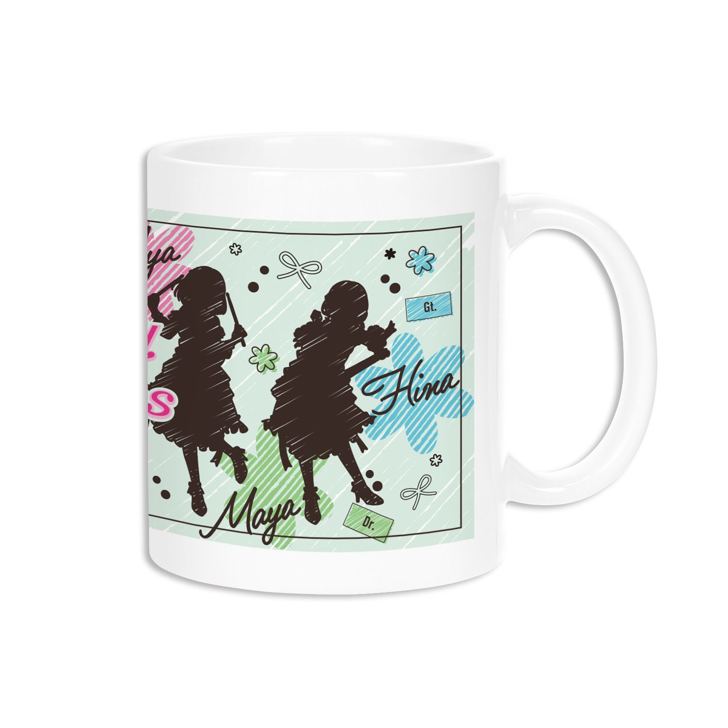 バンドリ! ガールズバンドパーティ! Pastel*Palettes Ani-Sketch マグカップ - AniSmile
