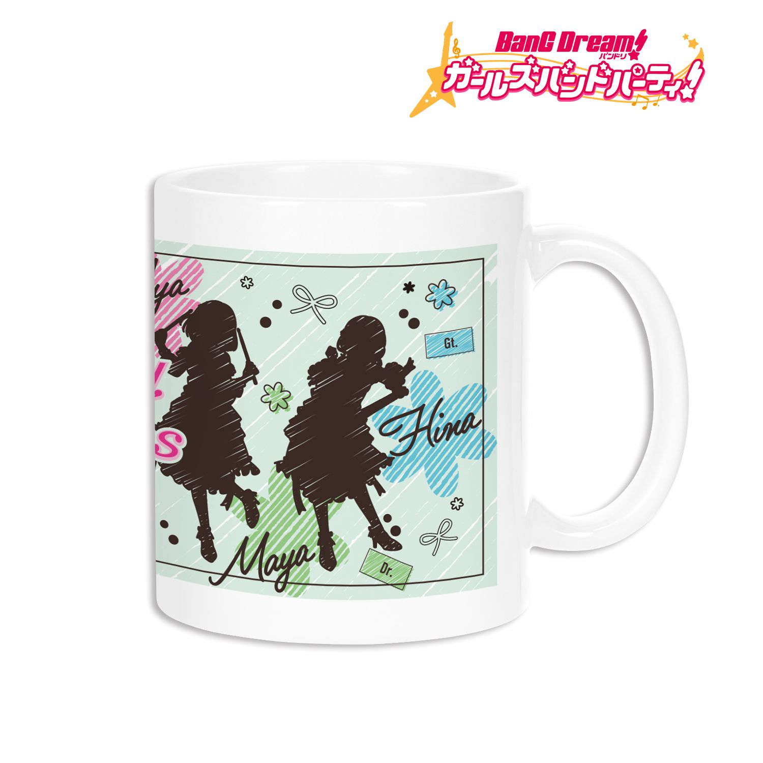 バンドリ! ガールズバンドパーティ! Pastel*Palettes Ani-Sketch マグカップ 画像 2 | AniSmile