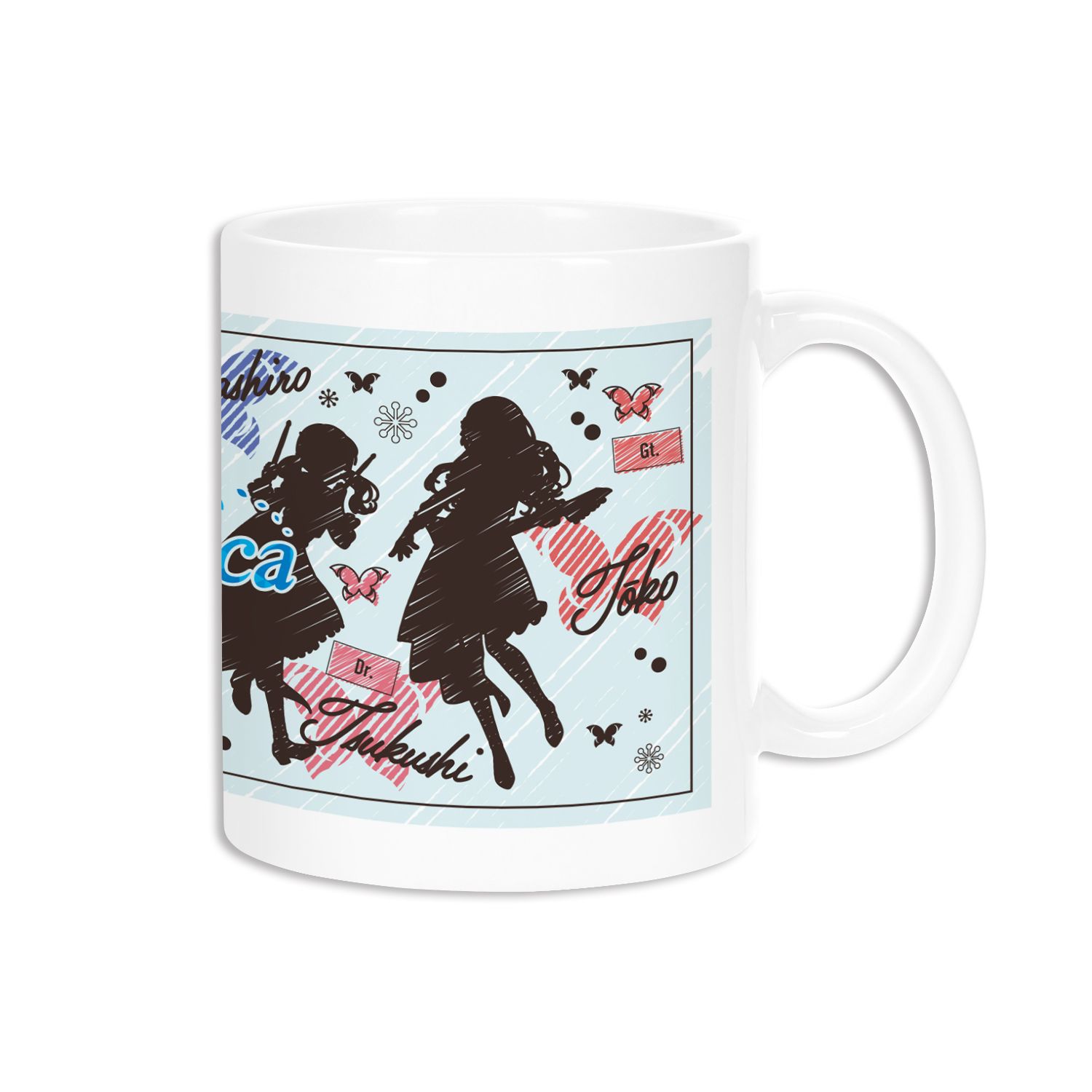 バンドリ! ガールズバンドパーティ! Morfonica Ani-Sketch マグカップ - AniSmile