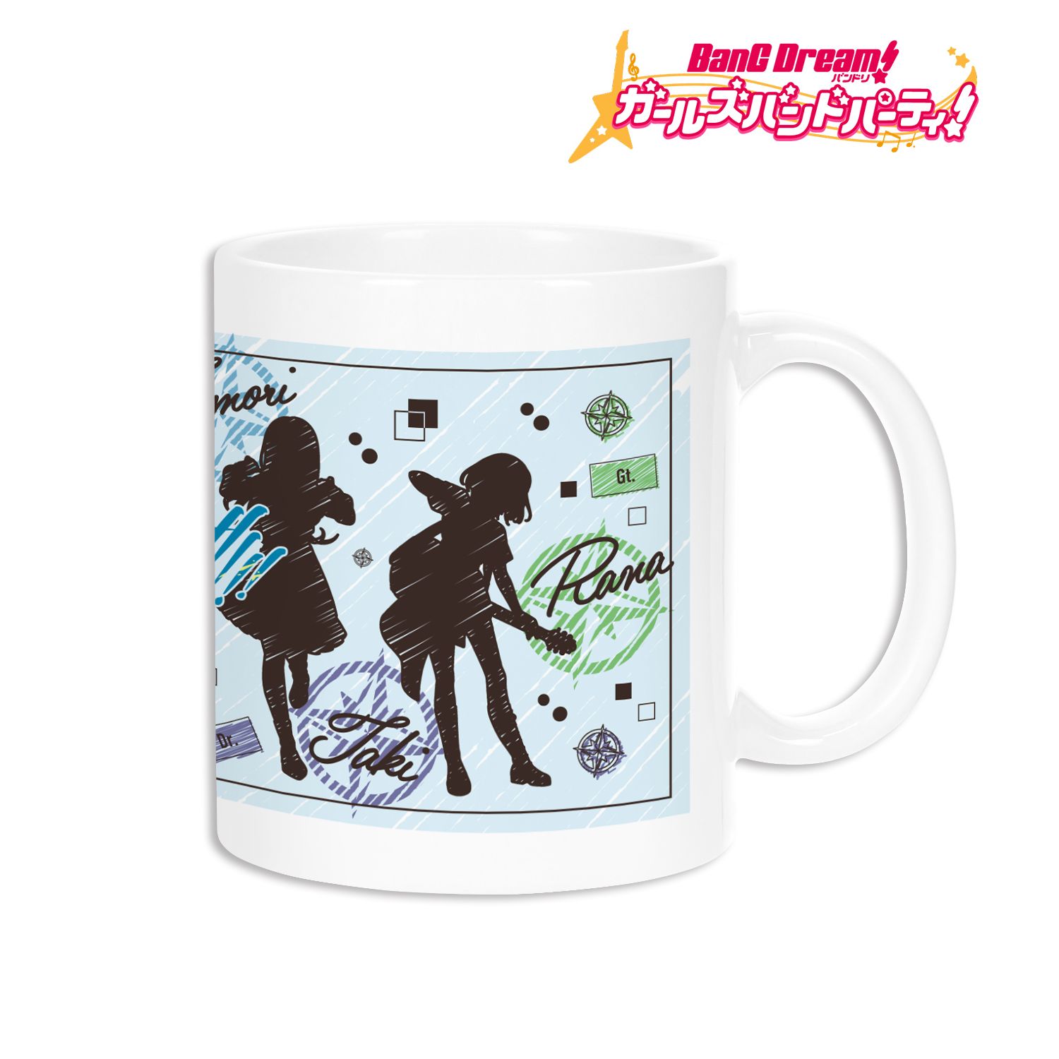 バンドリ! ガールズバンドパーティ! MyGO!!!!! Ani-Sketch マグカップ Image 2 | AniSmile