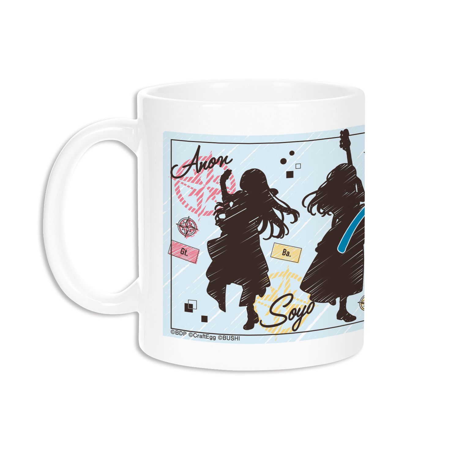 バンドリ! ガールズバンドパーティ! MyGO!!!!! Ani-Sketch マグカップ Image 3 | AniSmile