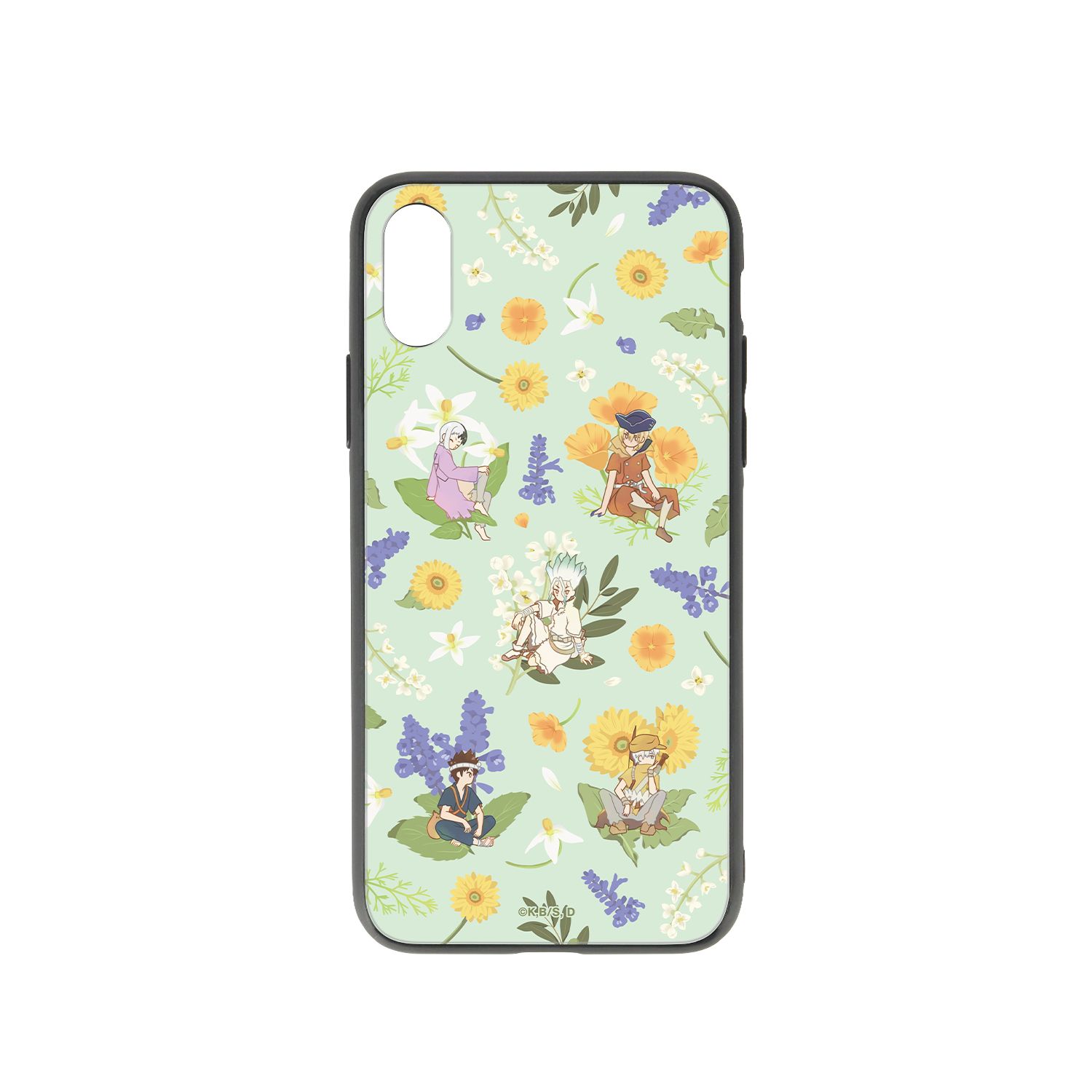 TVアニメ「Dr.STONE」 Botania 強化ガラスiPhoneケース(対象機種/iPhone 12/12 Pro) - official product image | AniSmile