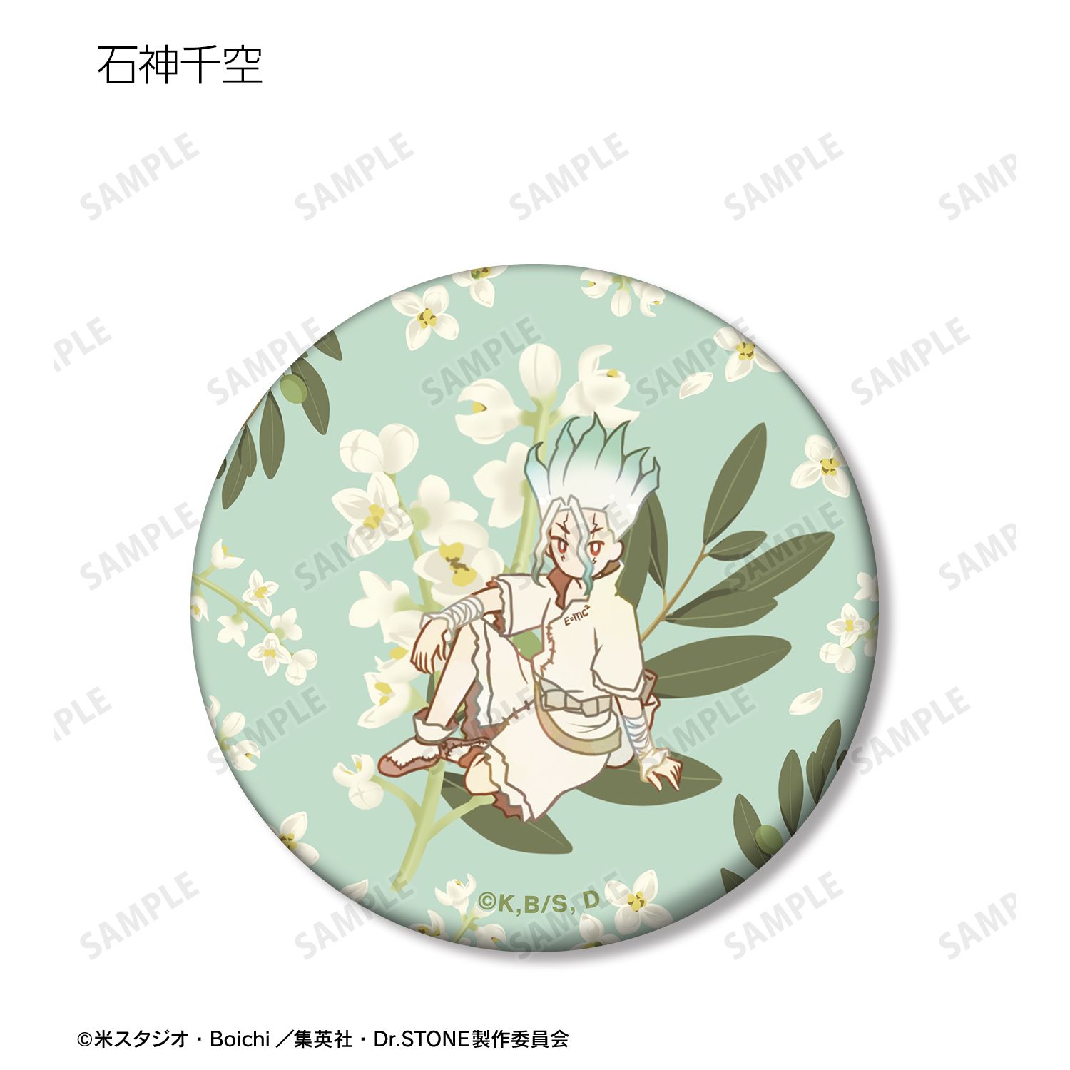 TVアニメ「Dr.STONE」 トレーディング Botania マット缶バッジ(単位/単品) Image 3 | AniSmile
