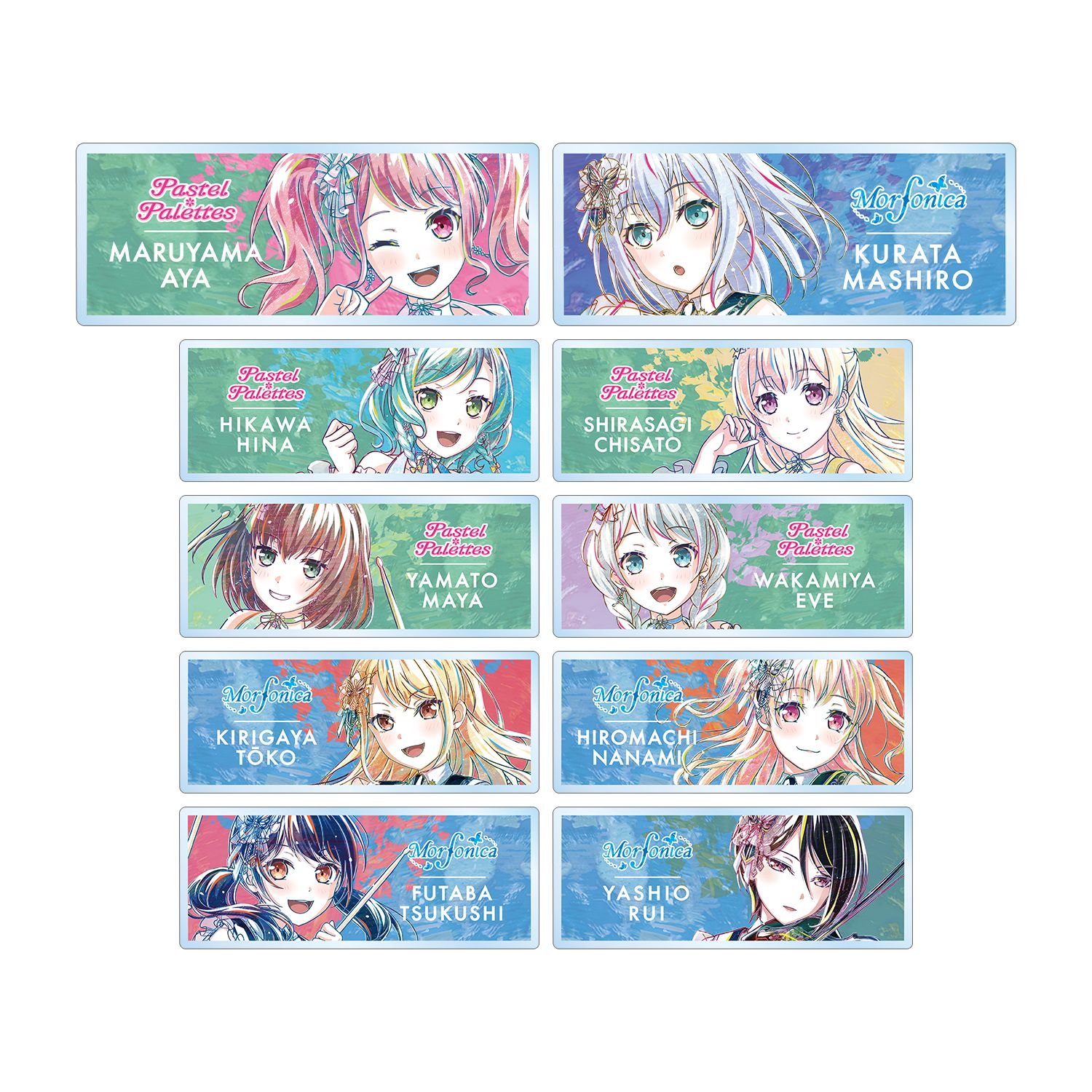 BanG Dream! ガールズバンドパーティ! トレーディング Ani-Art 第5弾 アクリルネームプレート ver.C(単位/単品) - 官方商品图片 | AniSmile
