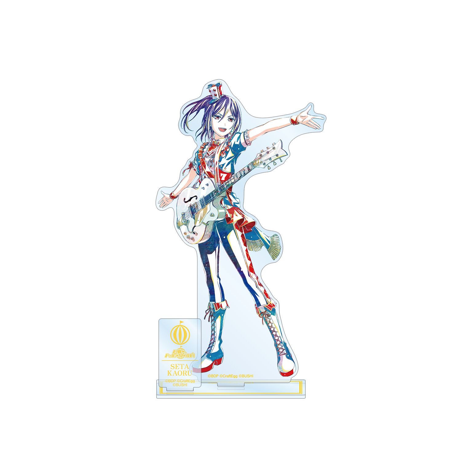 バンドリ! ガールズバンドパーティ! 瀬田 薫 Ani-Art 第5弾 パーツ付きBIGアクリルスタンド - AniSmile