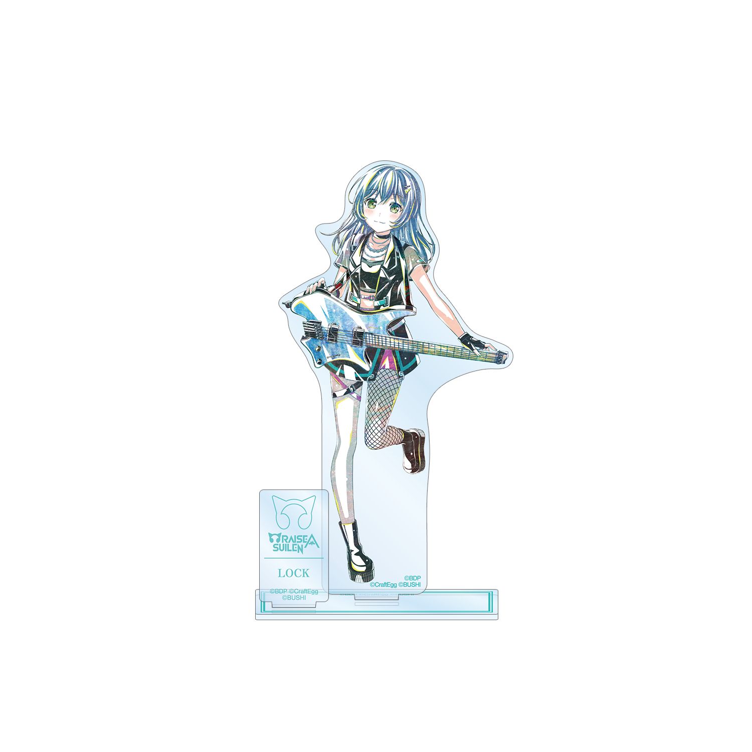 バンドリ! ガールズバンドパーティ! ロック Ani-Art 第5弾 パーツ付きBIGアクリルスタンド - AniSmile