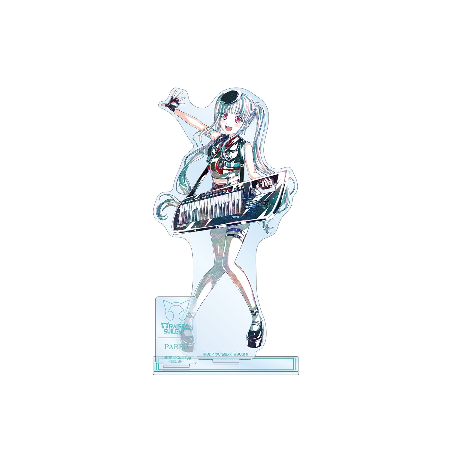 バンドリ! ガールズバンドパーティ! パレオ Ani-Art 第5弾 パーツ付きBIGアクリルスタンド - AniSmile